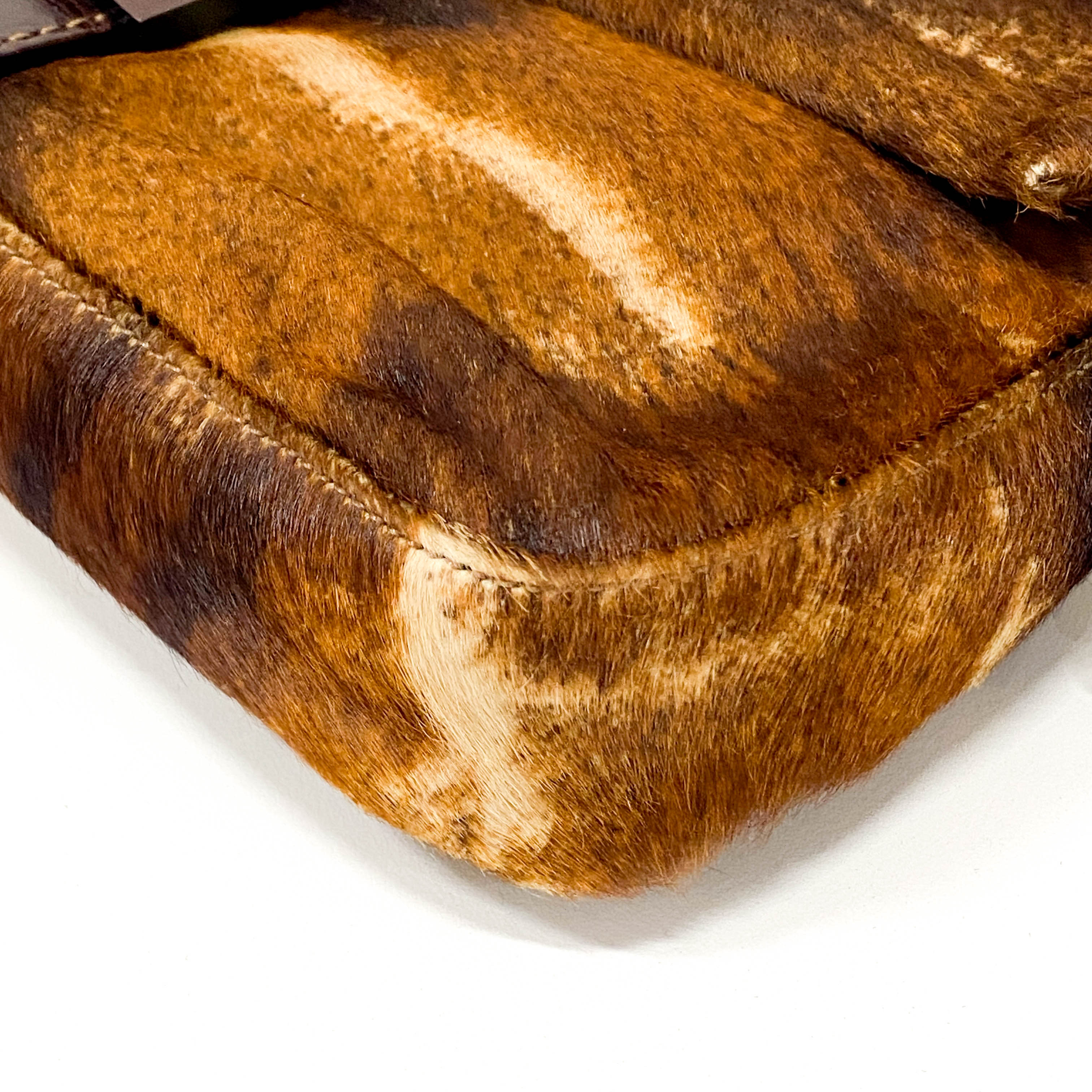 Baguette Brown Pony Hair Bag