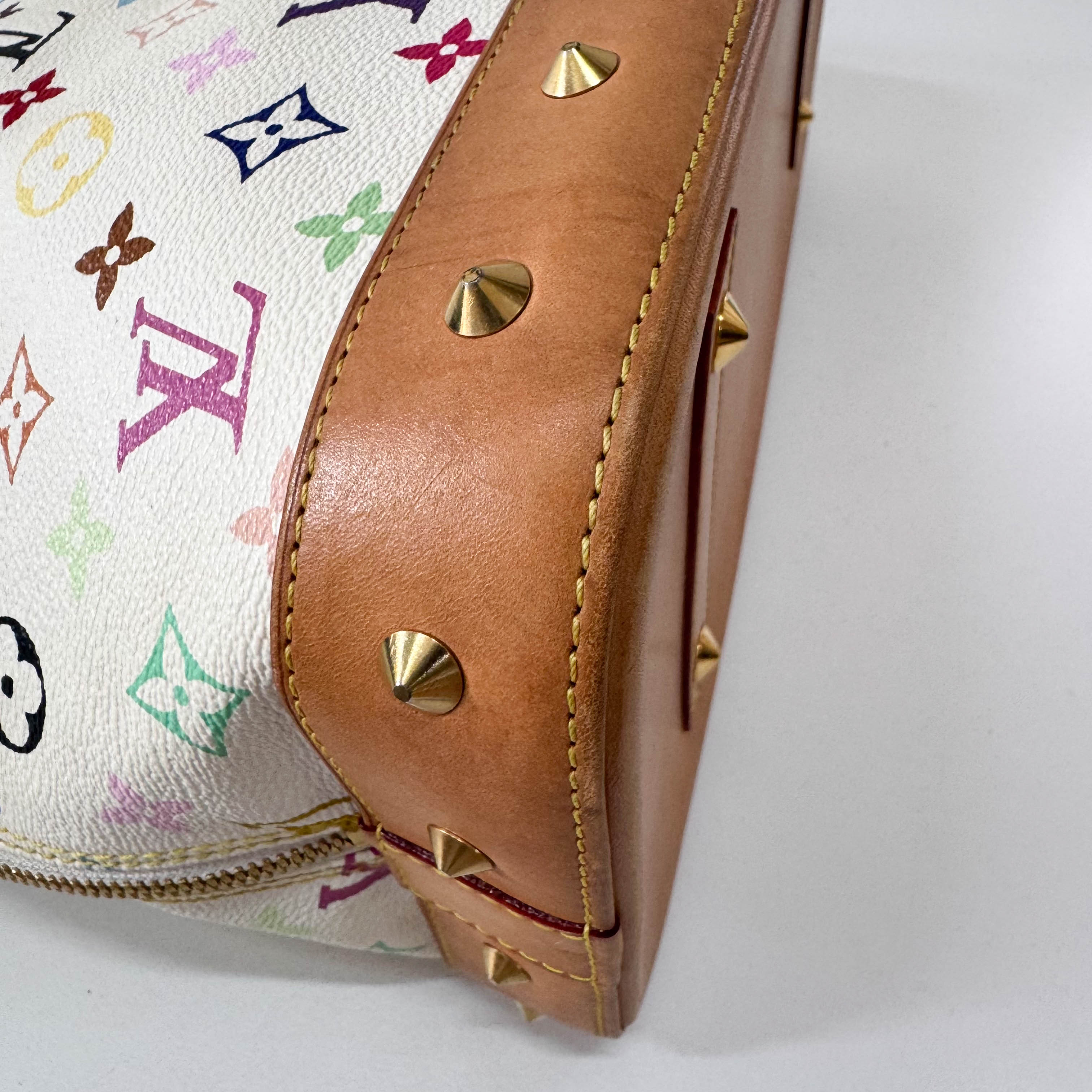 Alma Monogram Multicolor Blanc