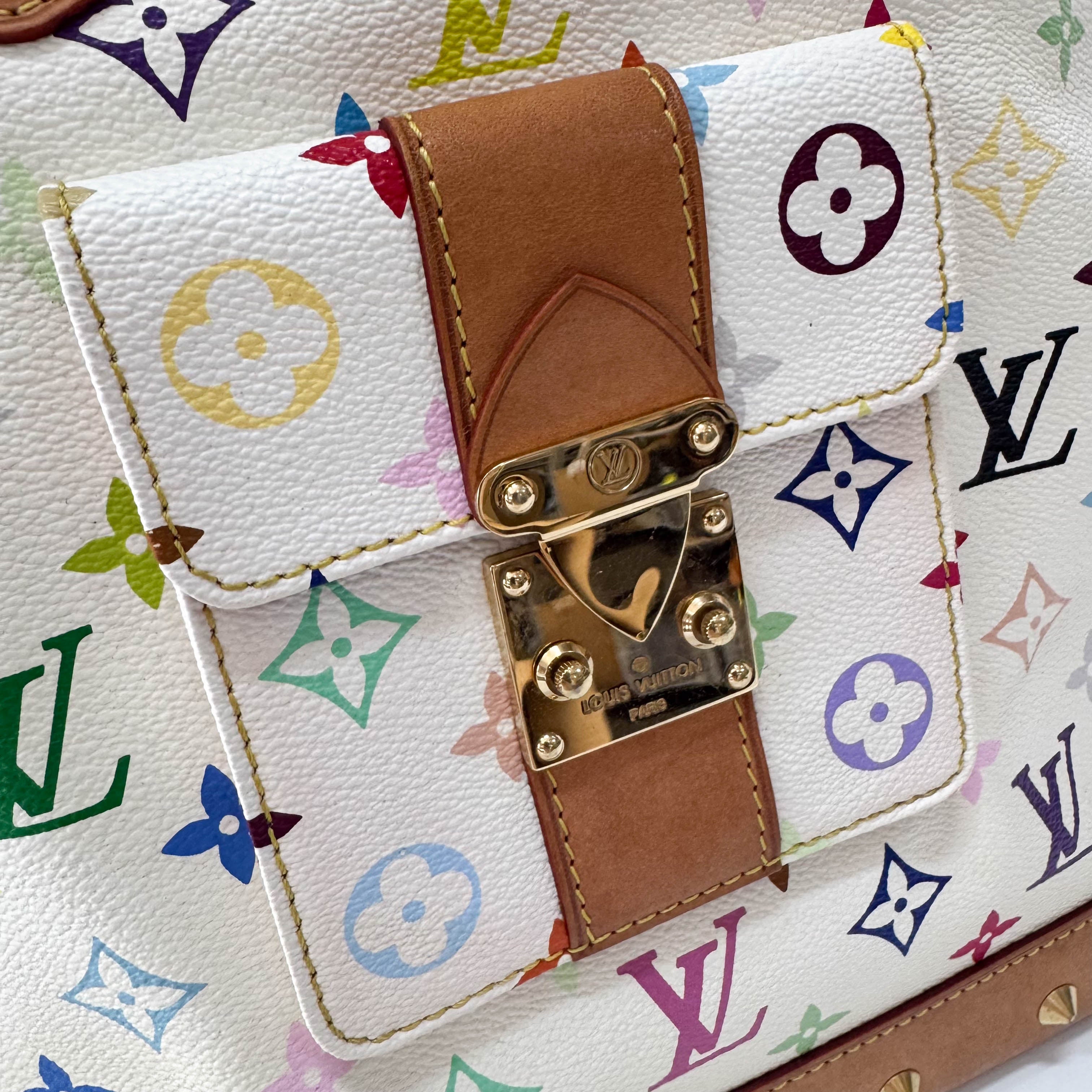 Alma Monogram Multicolor Blanc