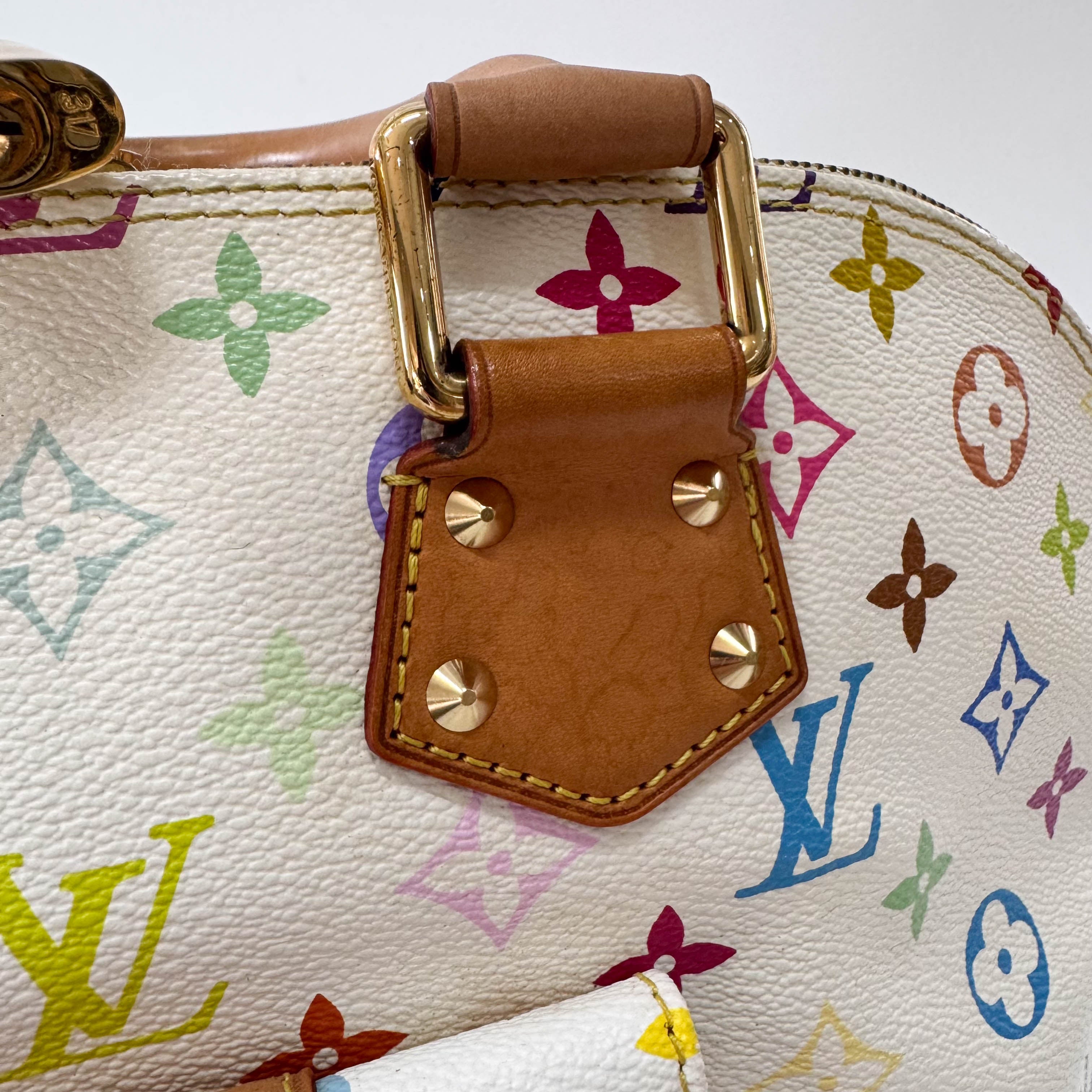 Alma Monogram Multicolor Blanc