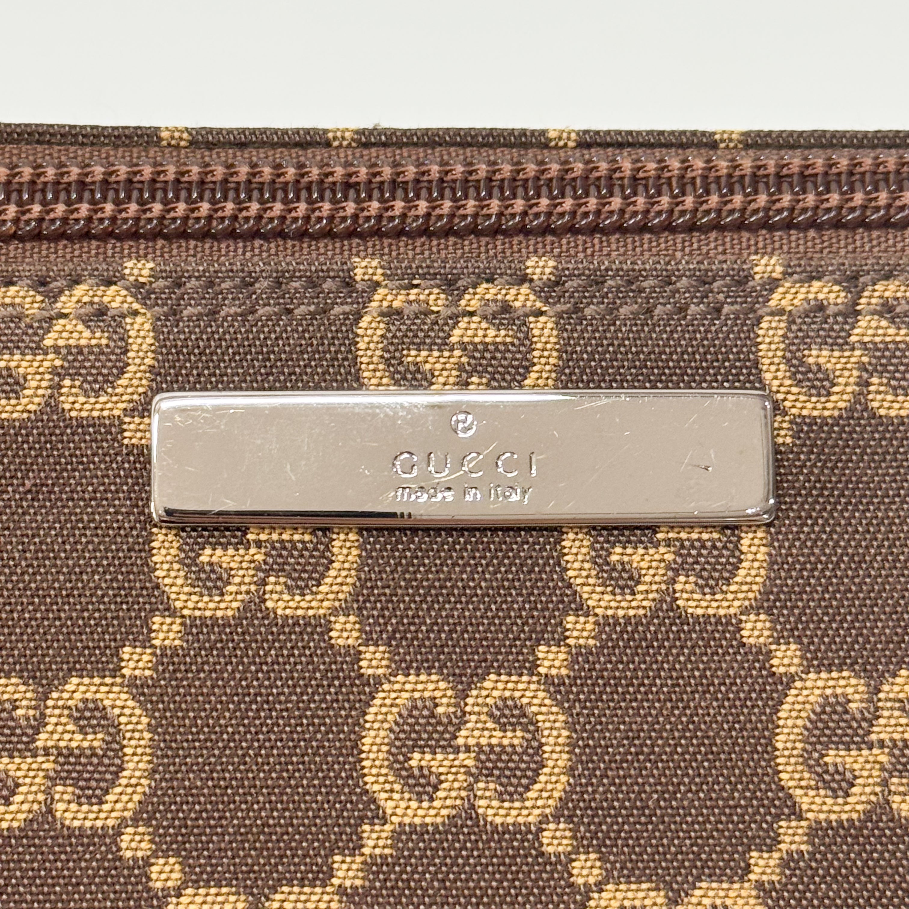 GG Brown Canvas Boat Bag