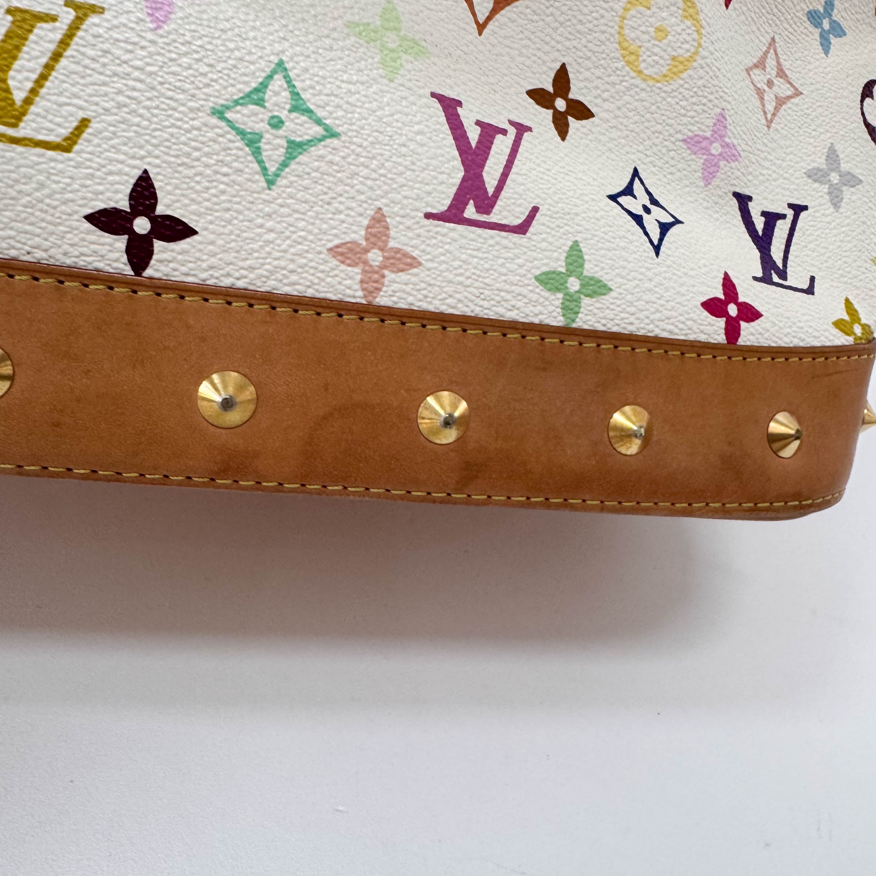 Alma Monogram Multicolor Blanc