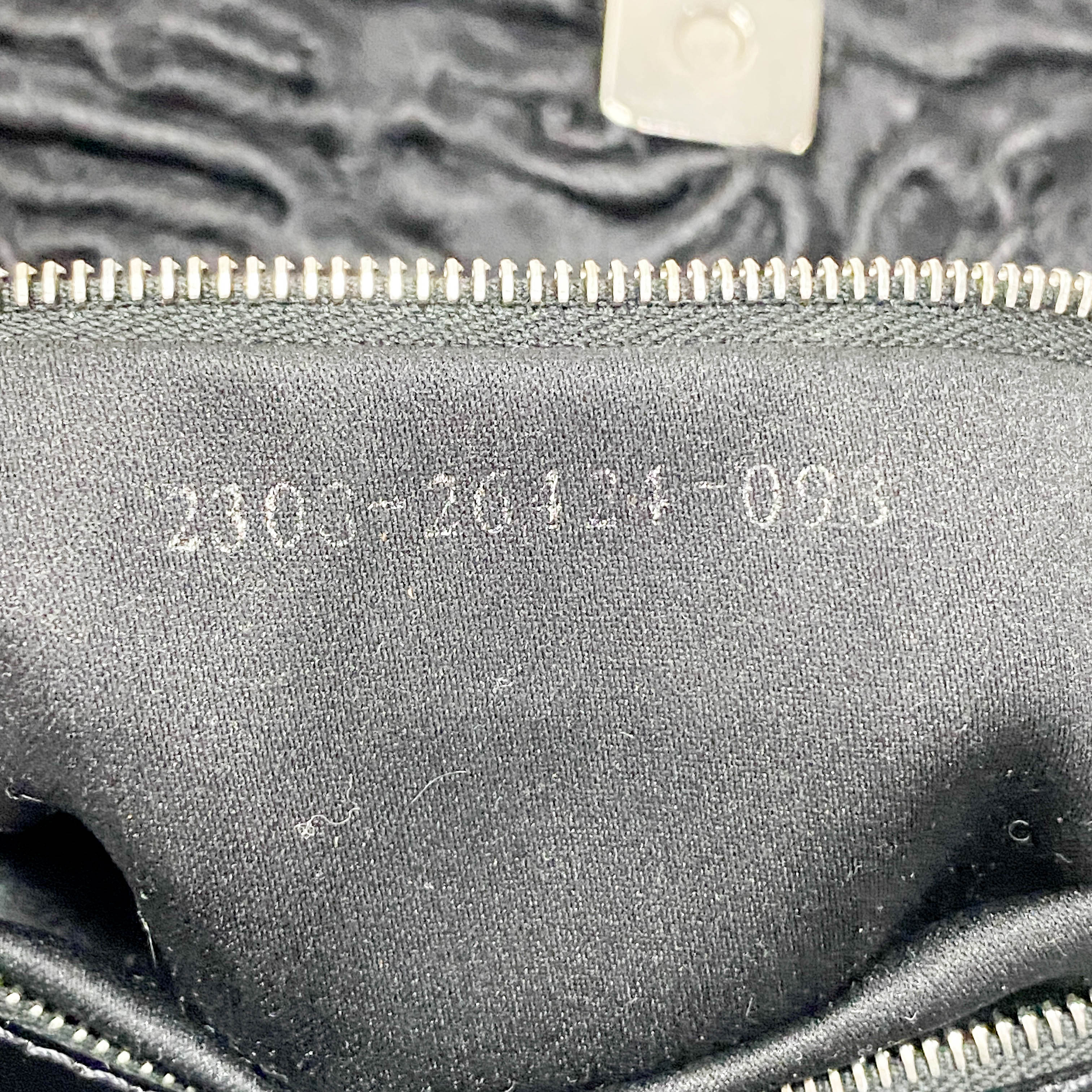 Baguette Black Fur Shoulder Bag