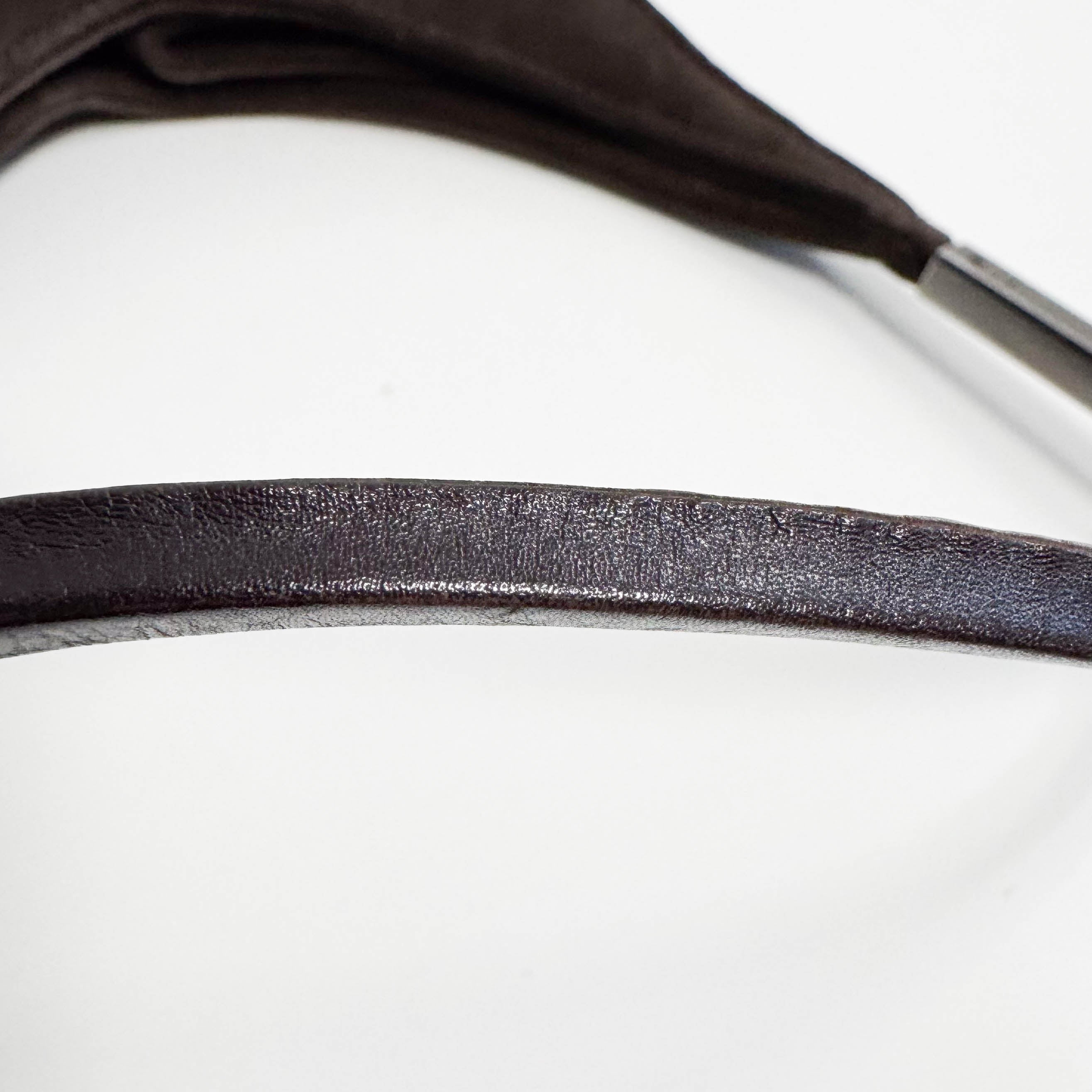 Vintage Suede Hobo Shoulder Bag