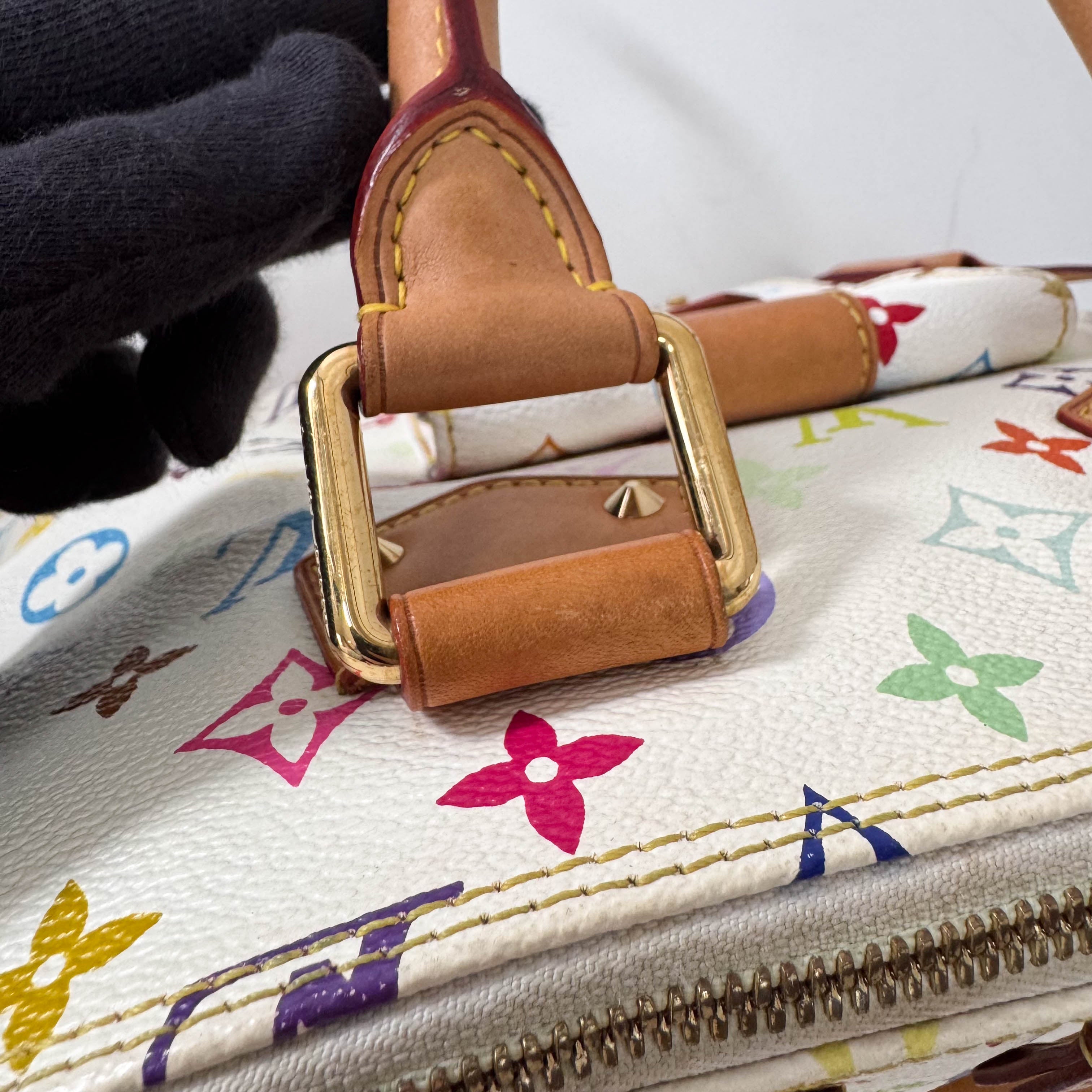 Alma Monogram Multicolor Blanc