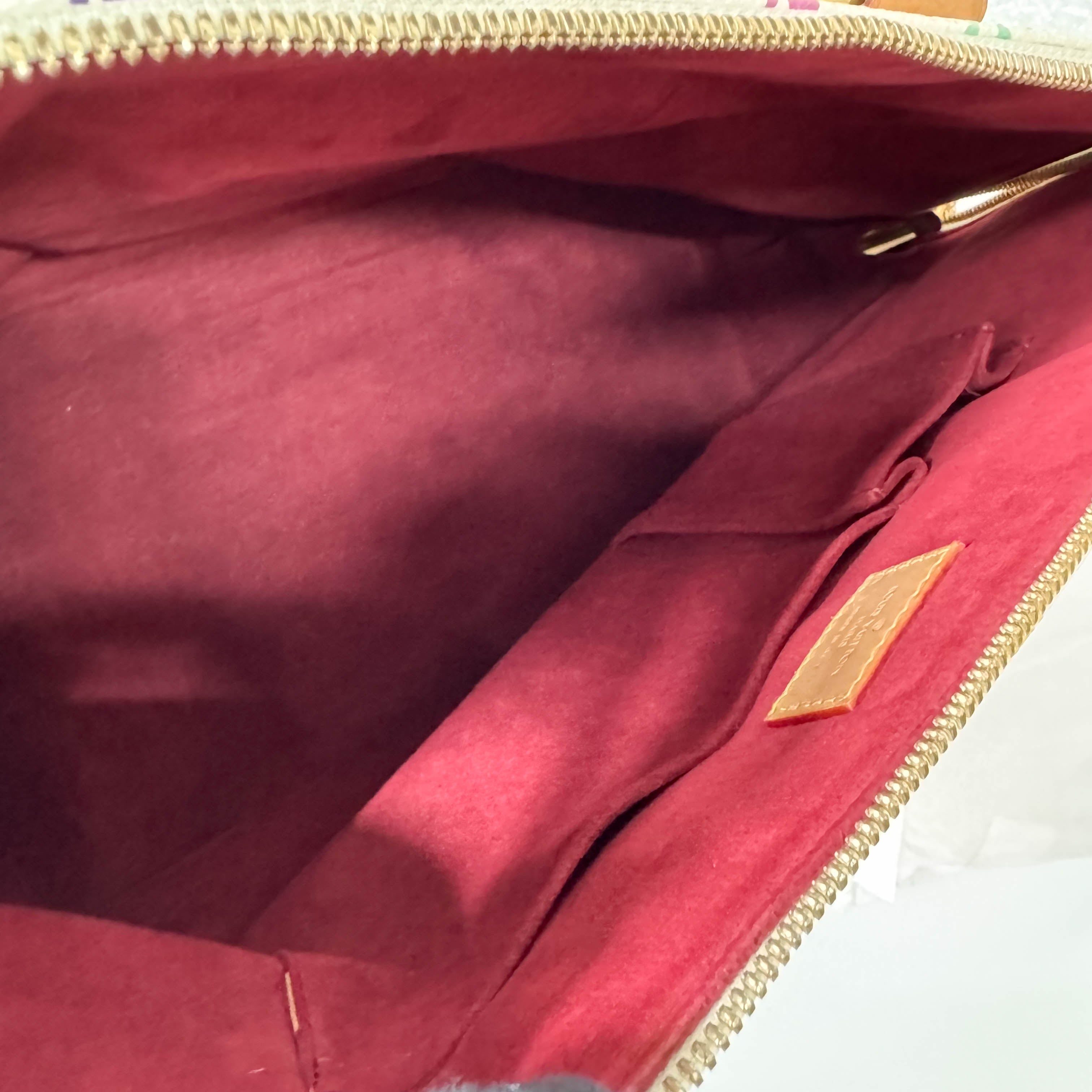 Alma Monogram Multicolor Blanc