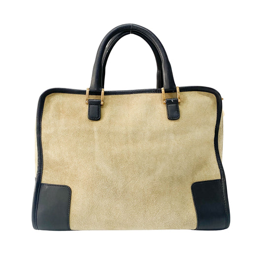 Beige Suede Handbag