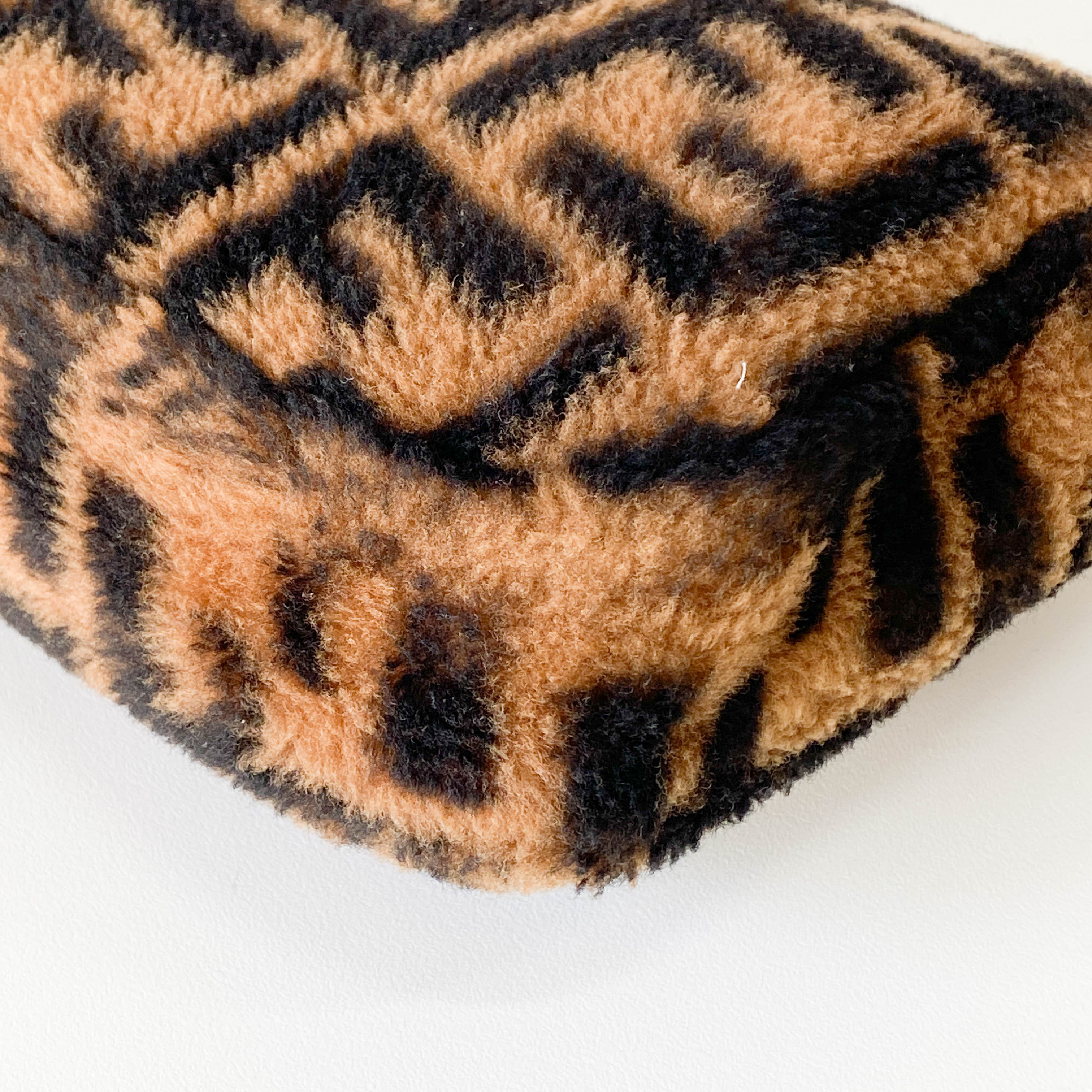 Zucca Baguette Brown Wool Two Way Bag