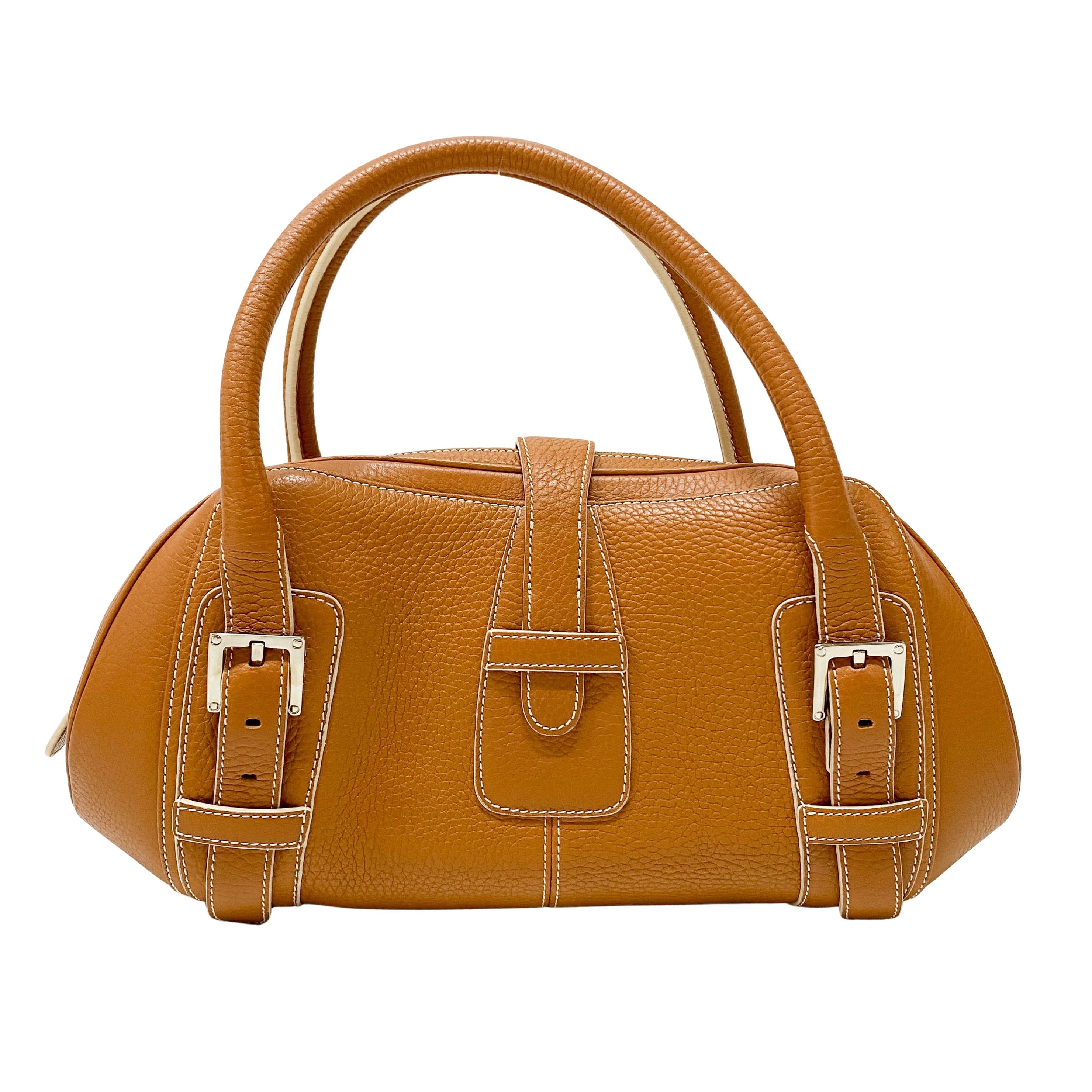 Brown Leather Shoulder Bag