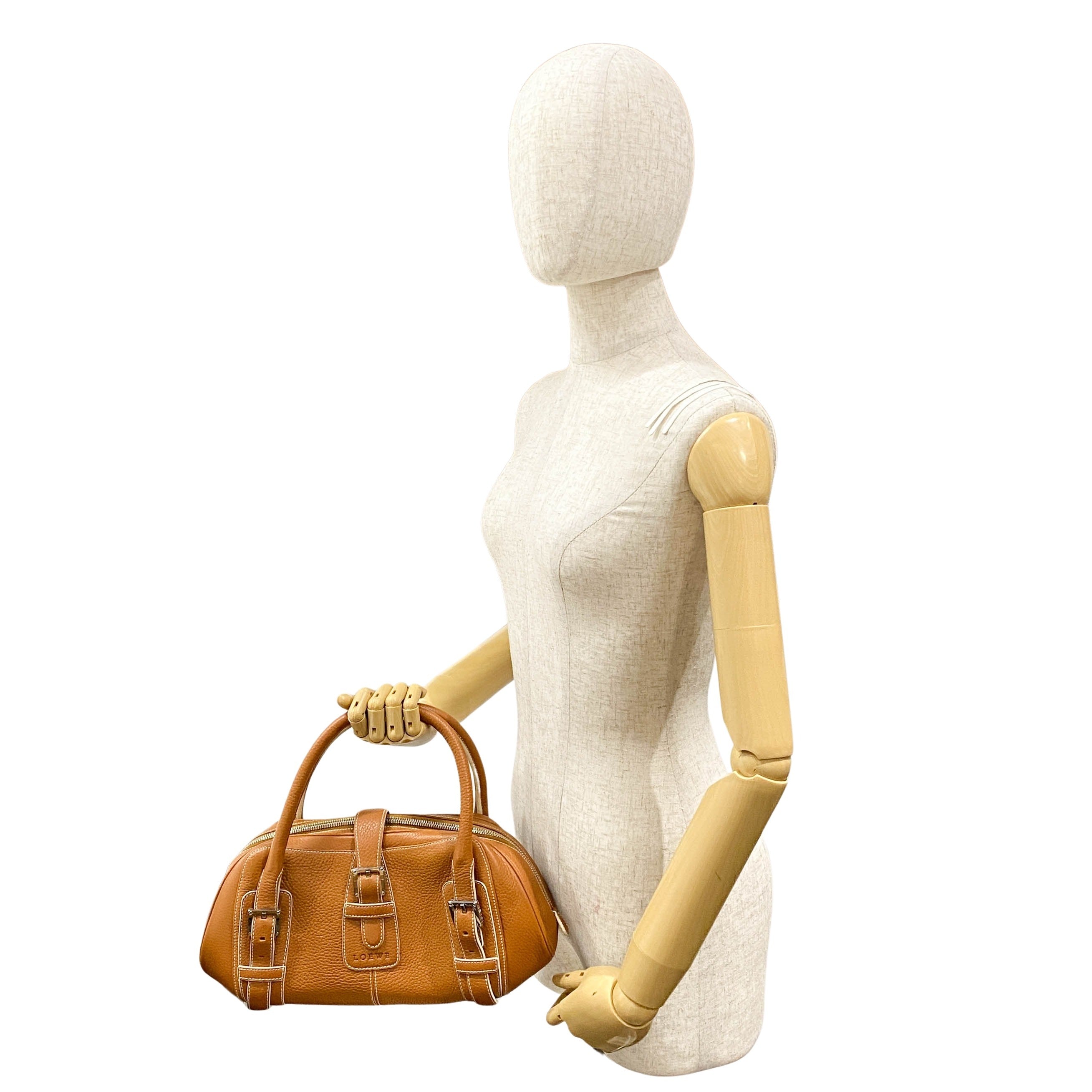 Brown Leather Shoulder Bag