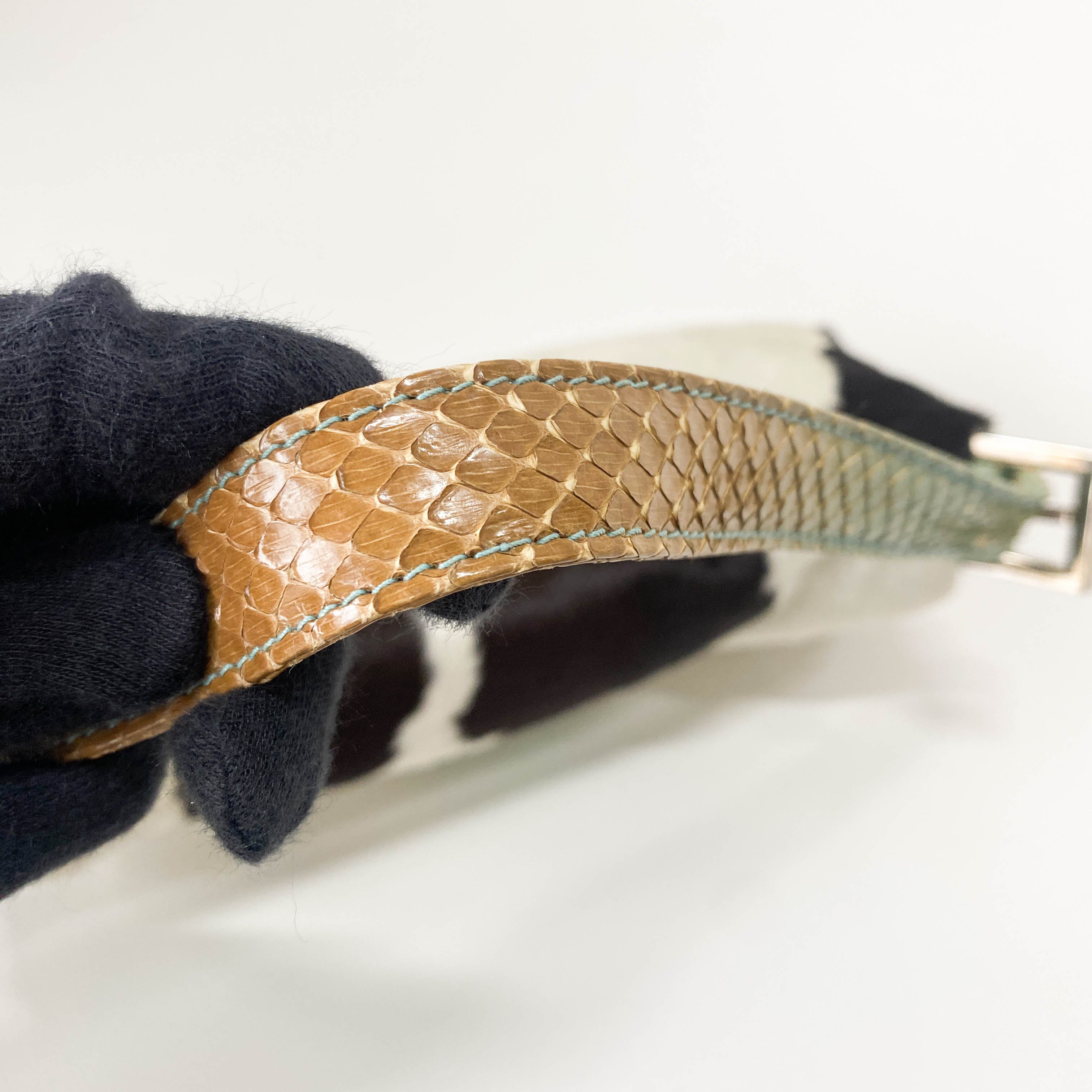 Baguette Cow Print Pony Hair Bag