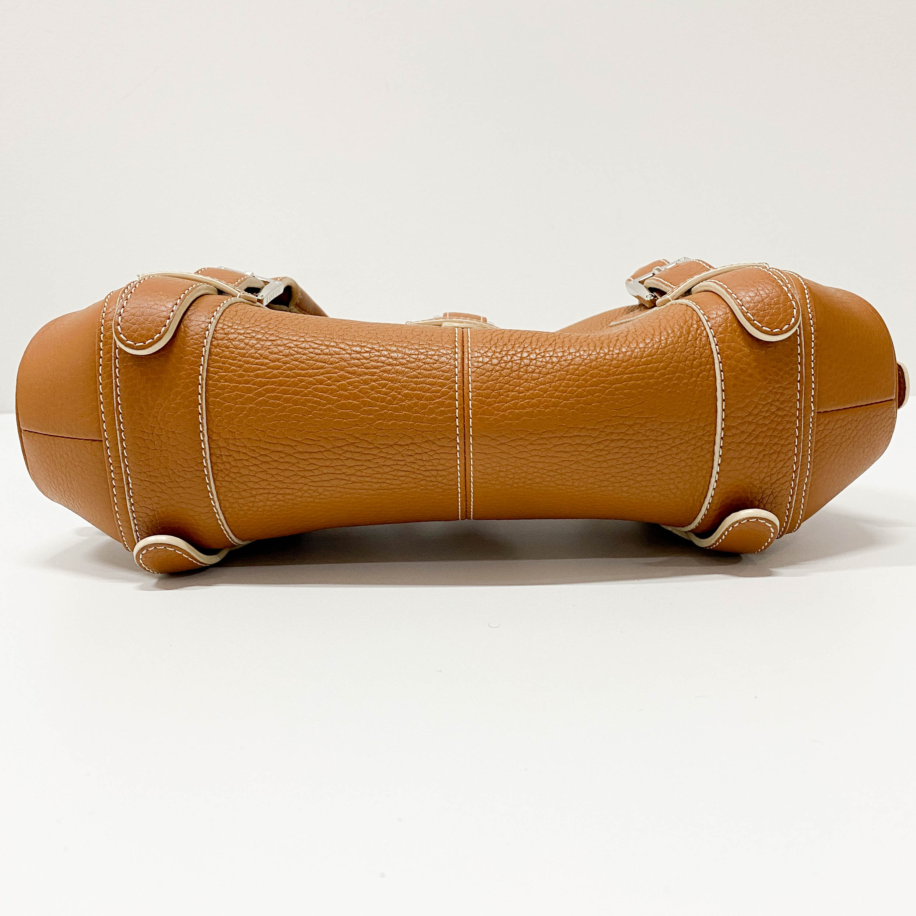 Brown Leather Shoulder Bag