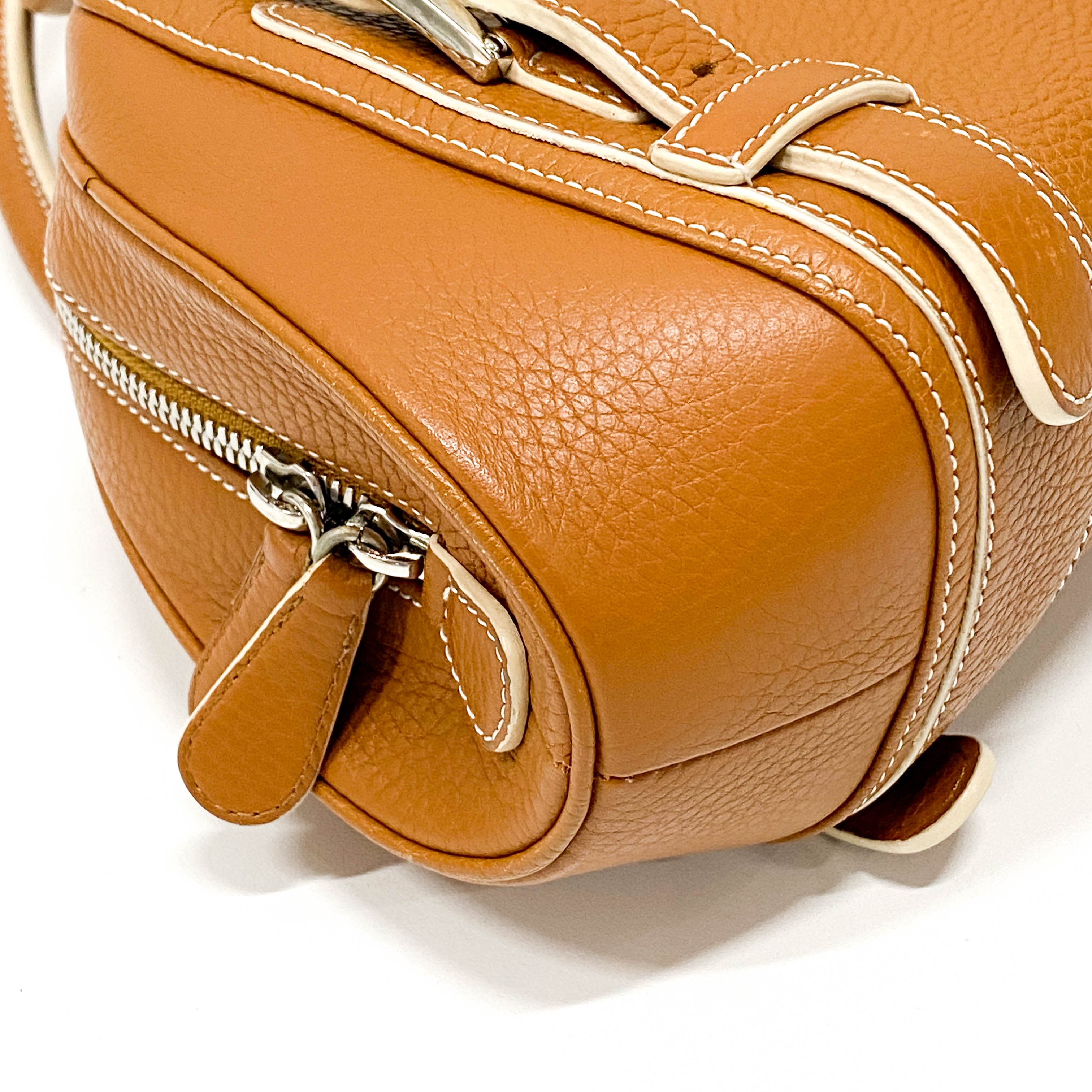 Brown Leather Shoulder Bag