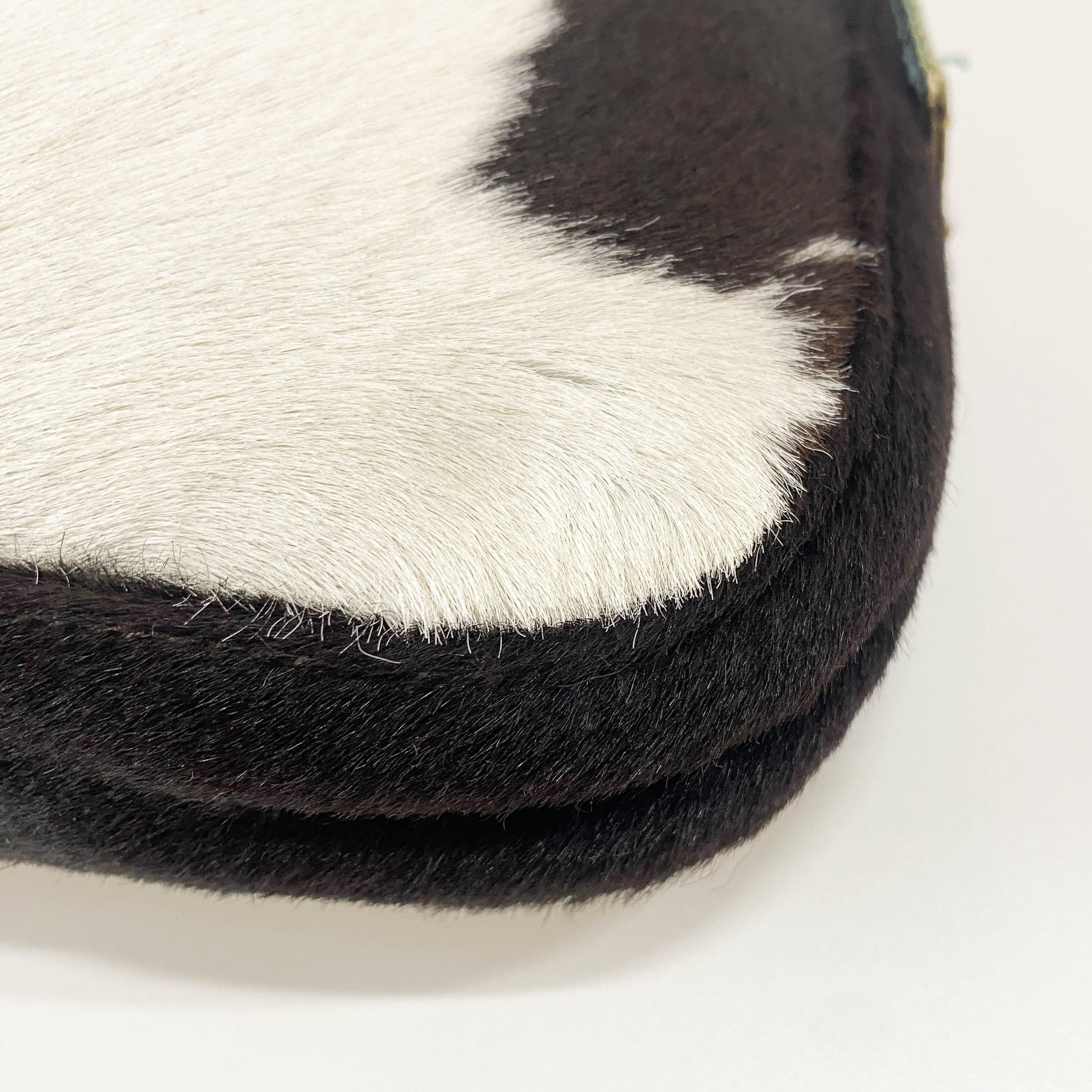 Baguette Cow Print Pony Hair Bag