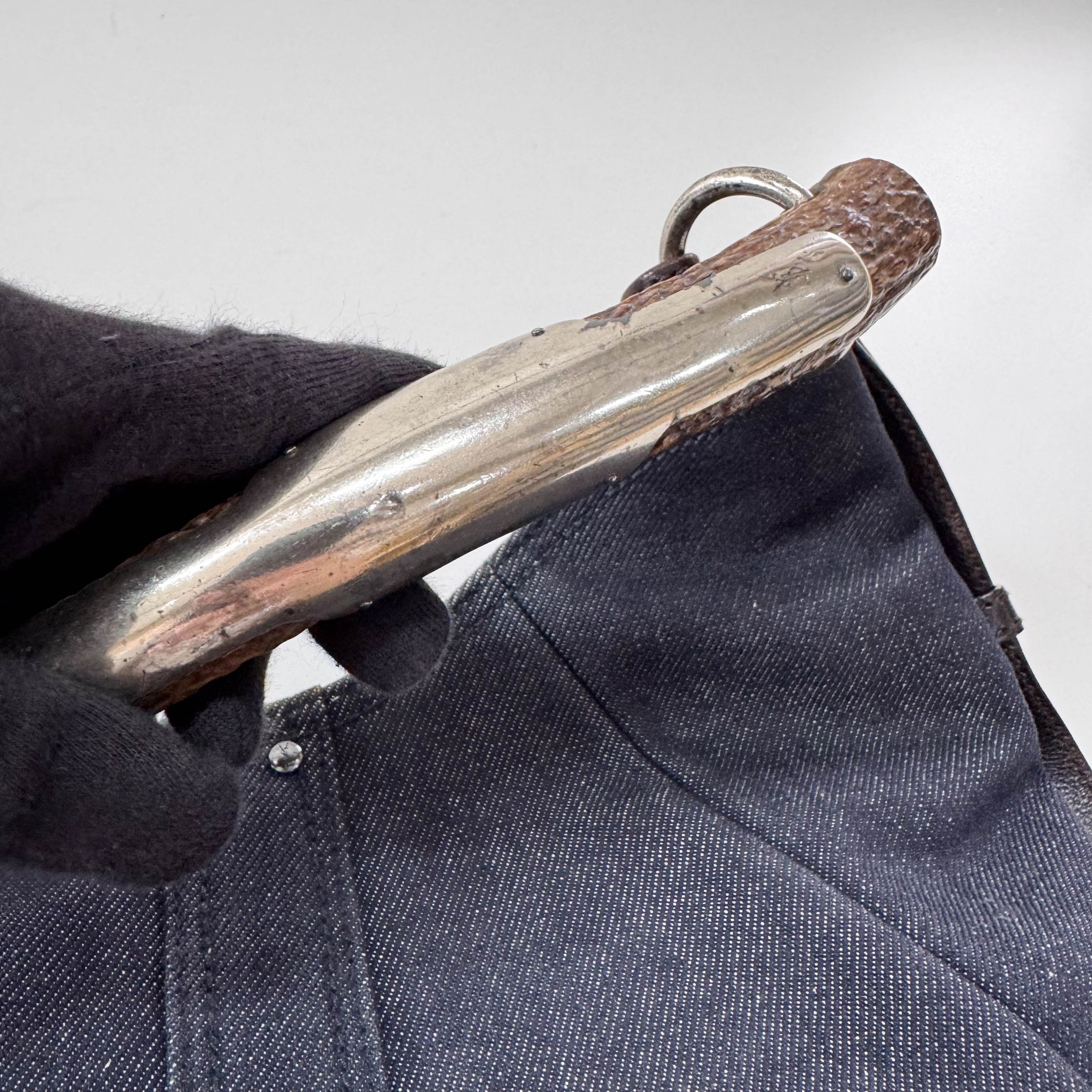 Mombasa Black Denim Shoulder Bag