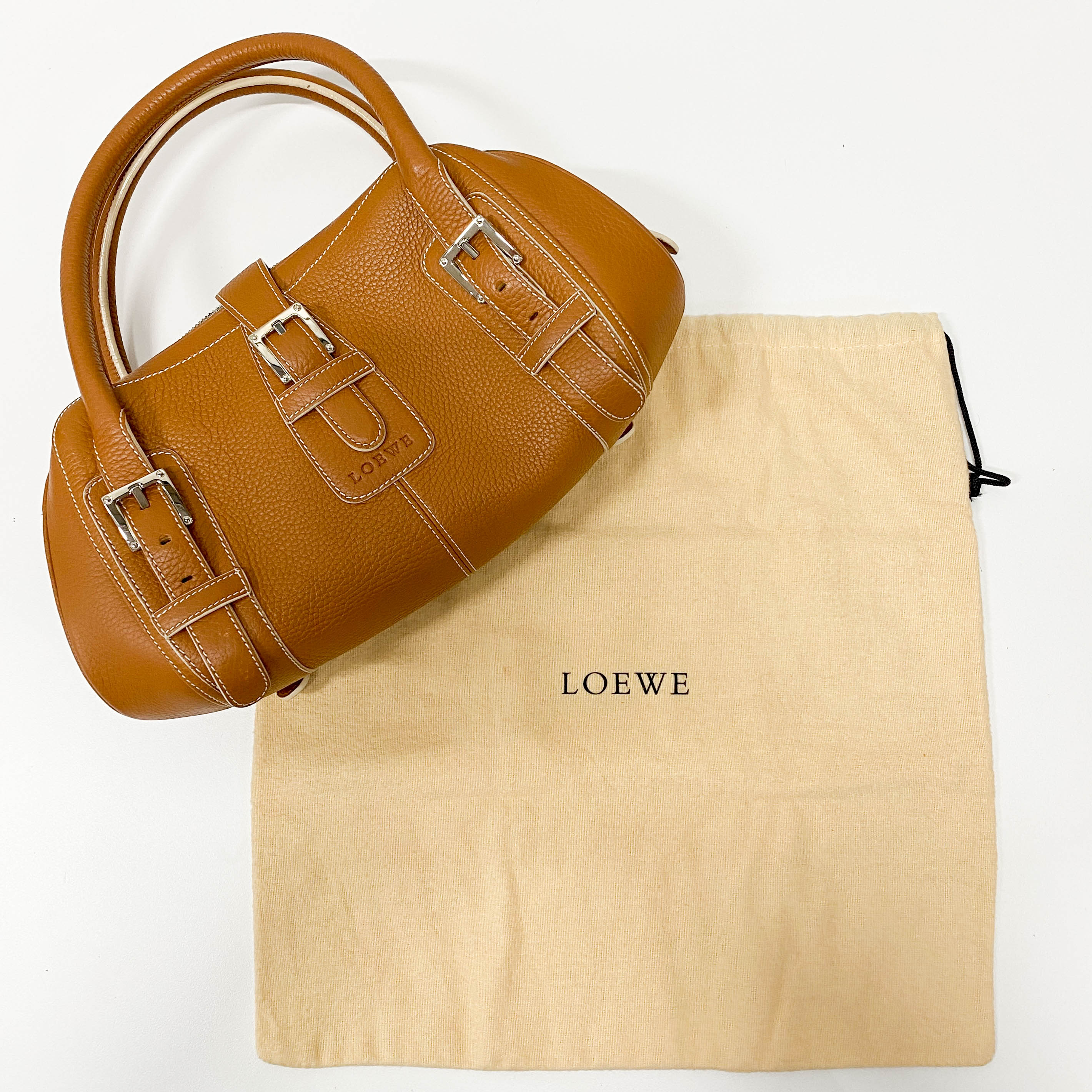 Brown Leather Shoulder Bag