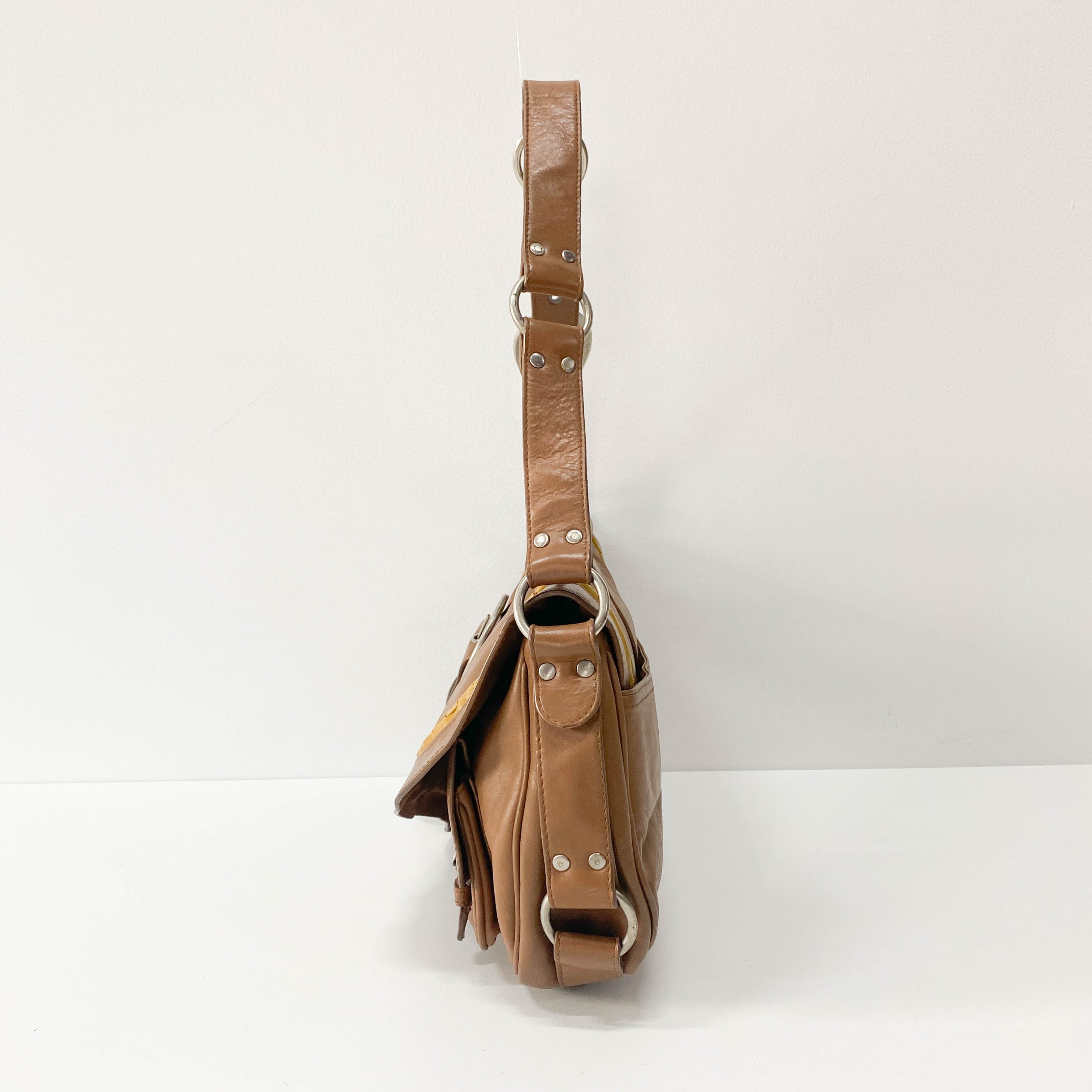 Gaucho Brown Leather Shoulder Bag