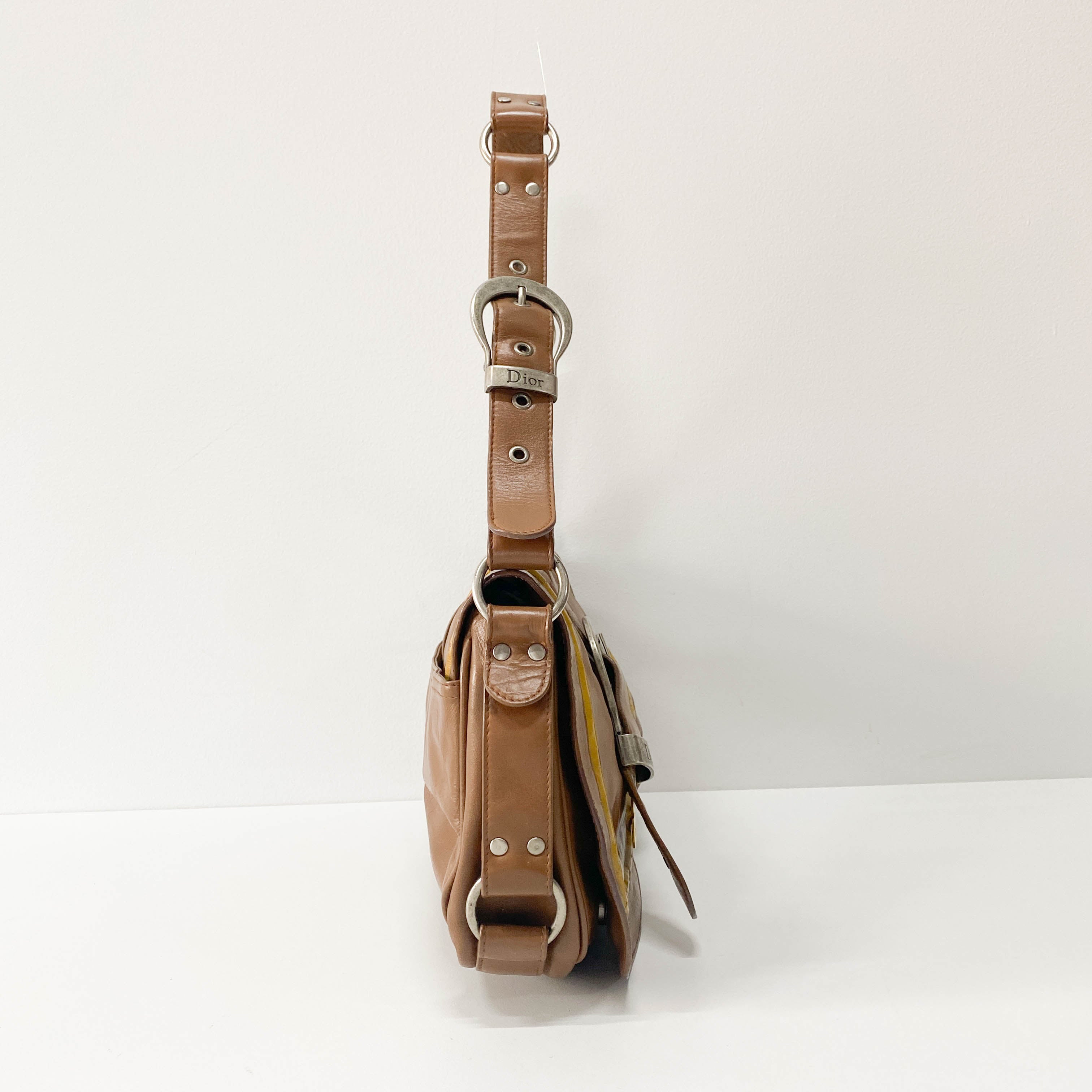 Gaucho Brown Leather Shoulder Bag