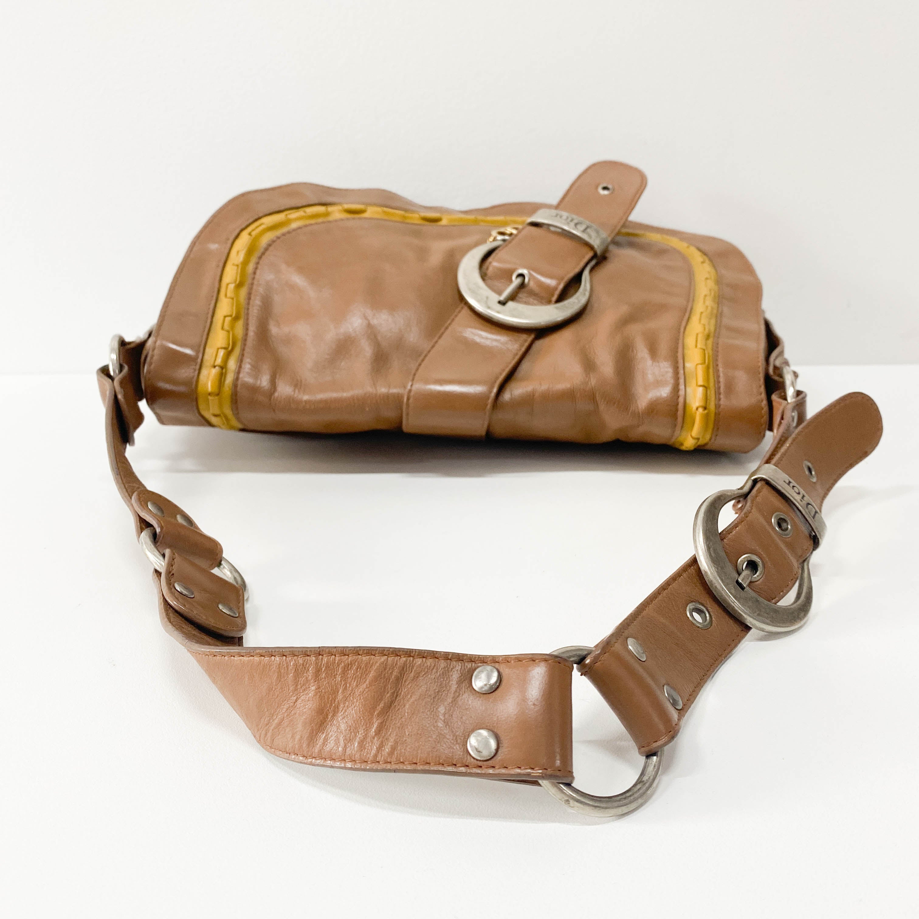Gaucho Brown Leather Shoulder Bag