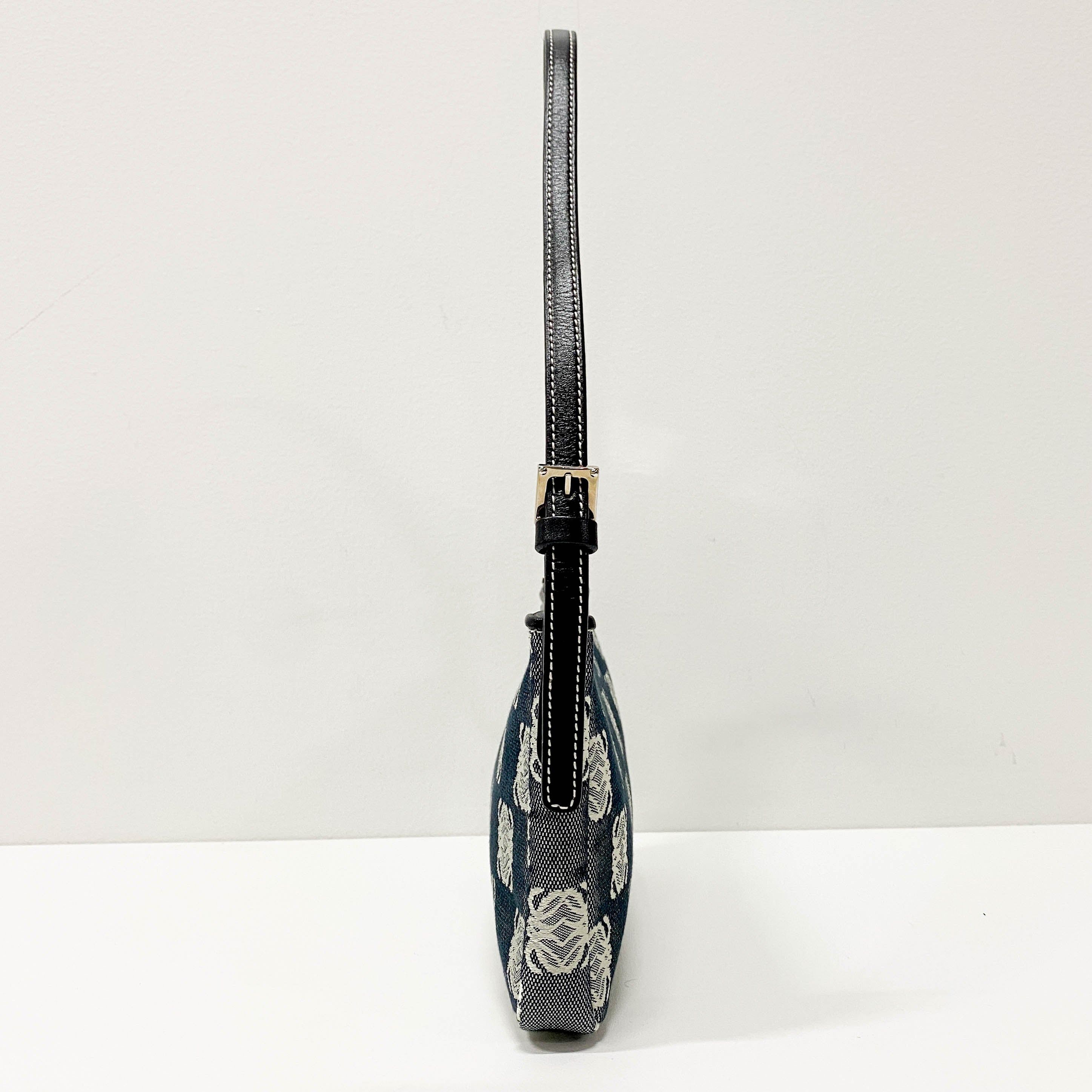 Anagram Navy Canvas Pouch