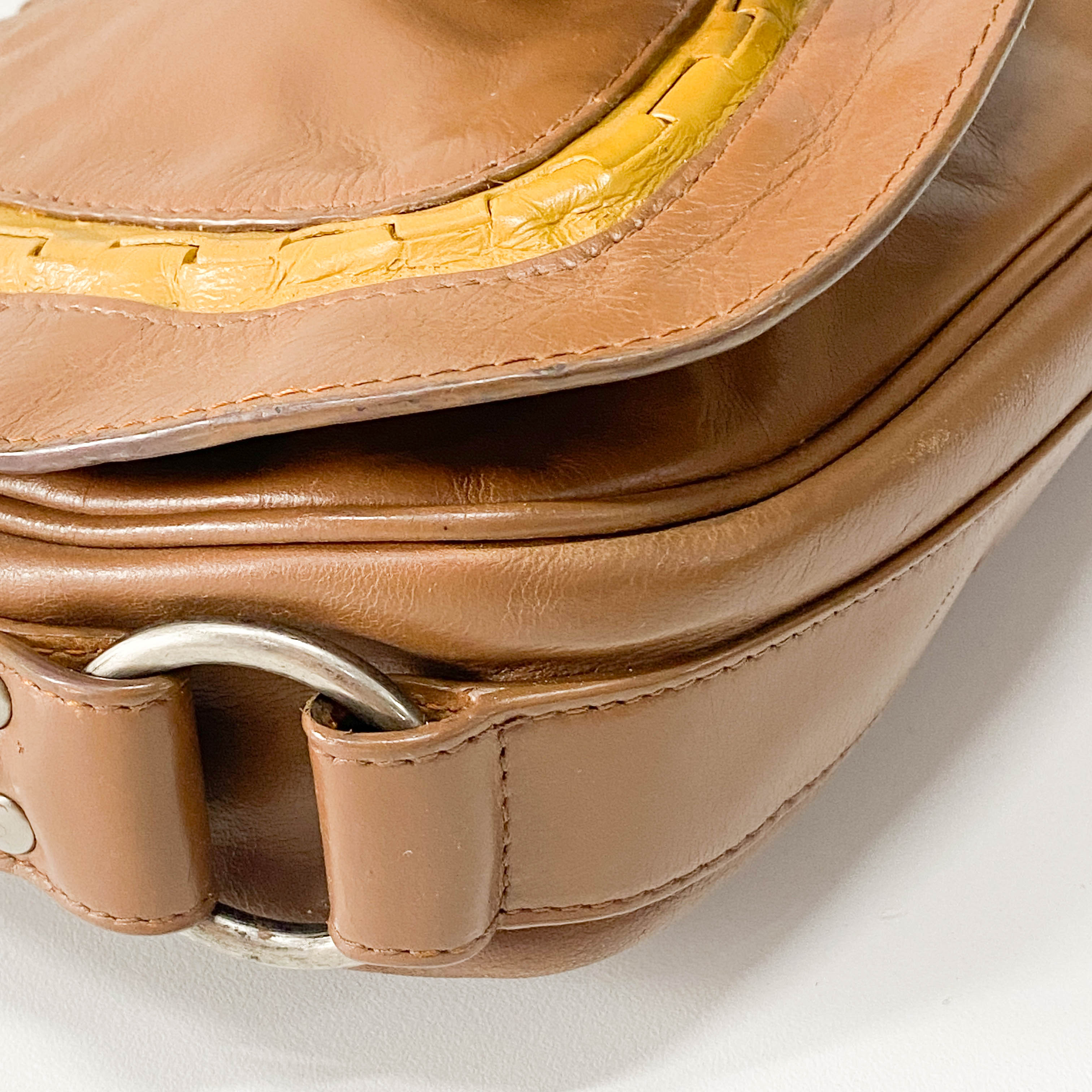 Gaucho Brown Leather Shoulder Bag