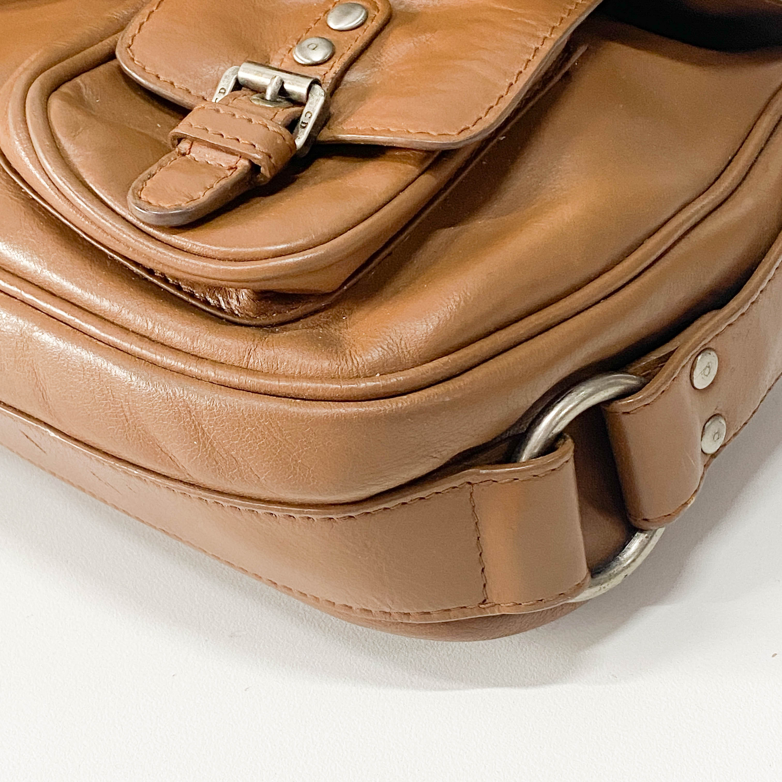 Gaucho Brown Leather Shoulder Bag