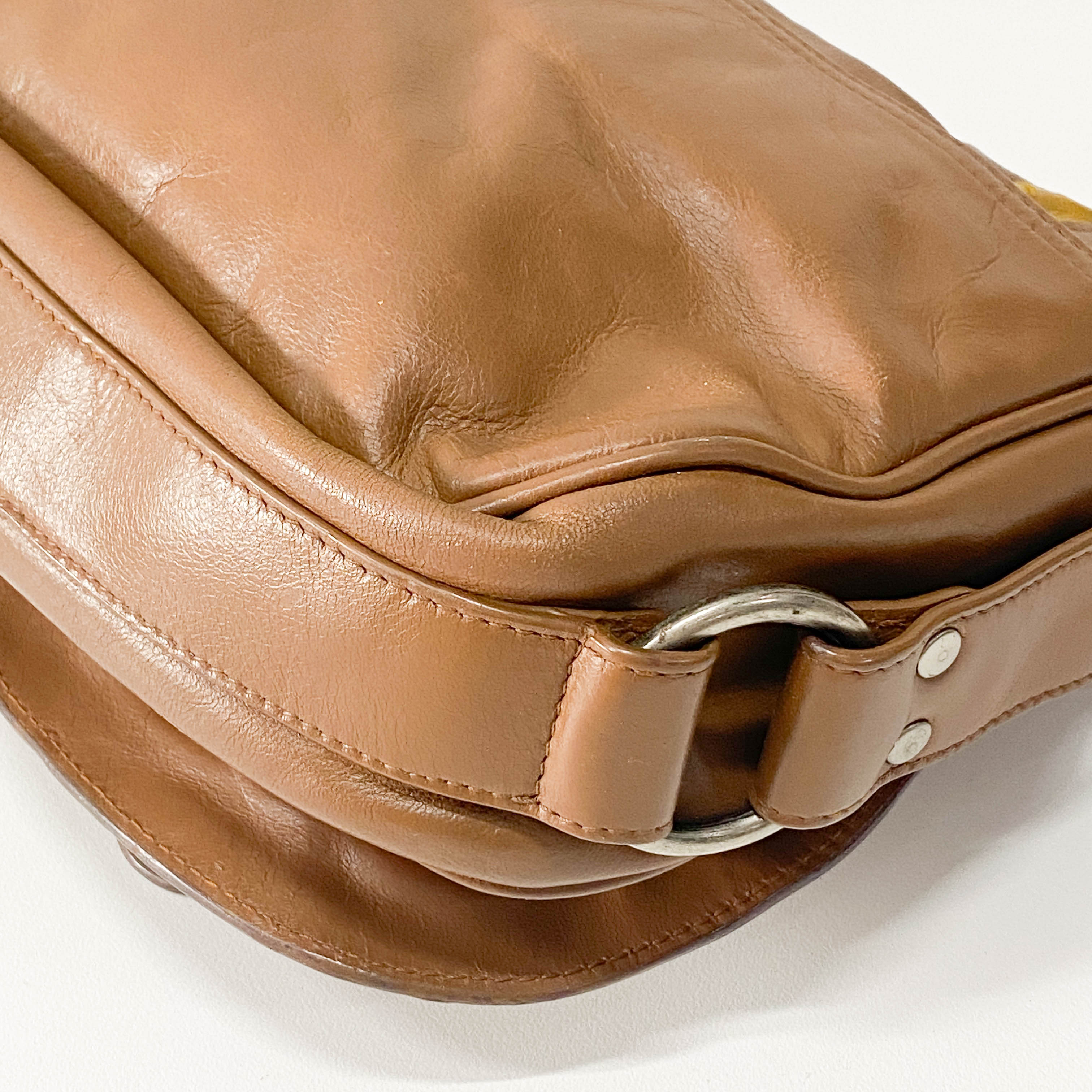 Gaucho Brown Leather Shoulder Bag