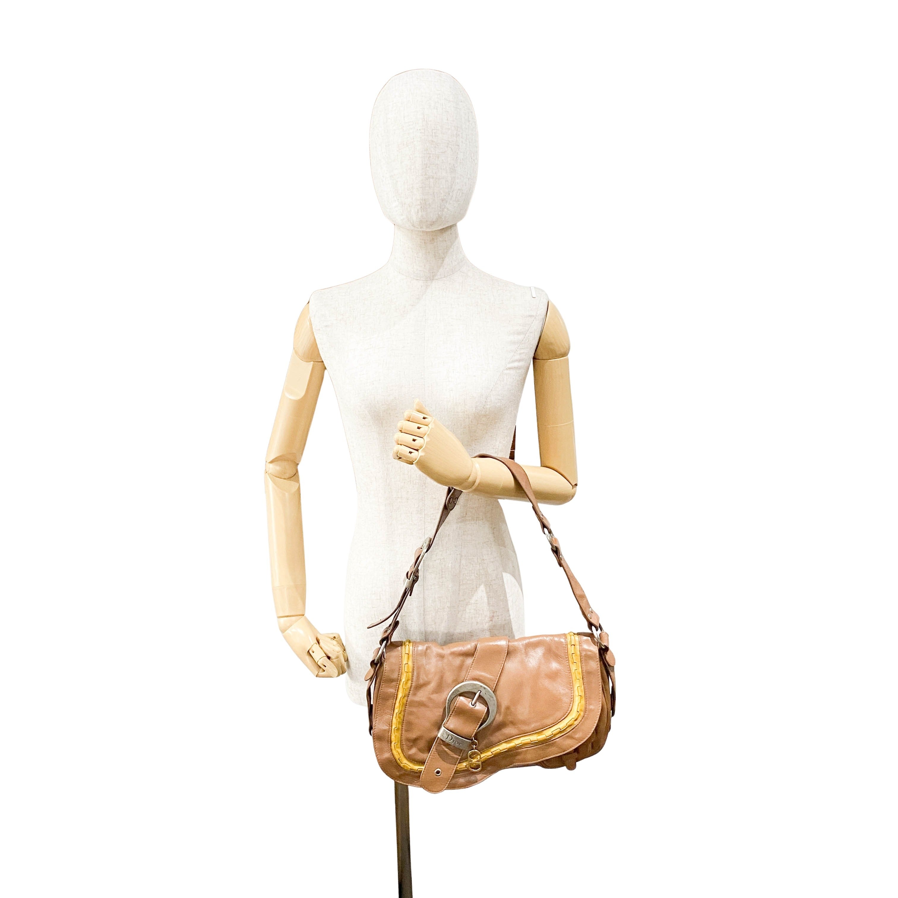 Gaucho Brown Leather Shoulder Bag