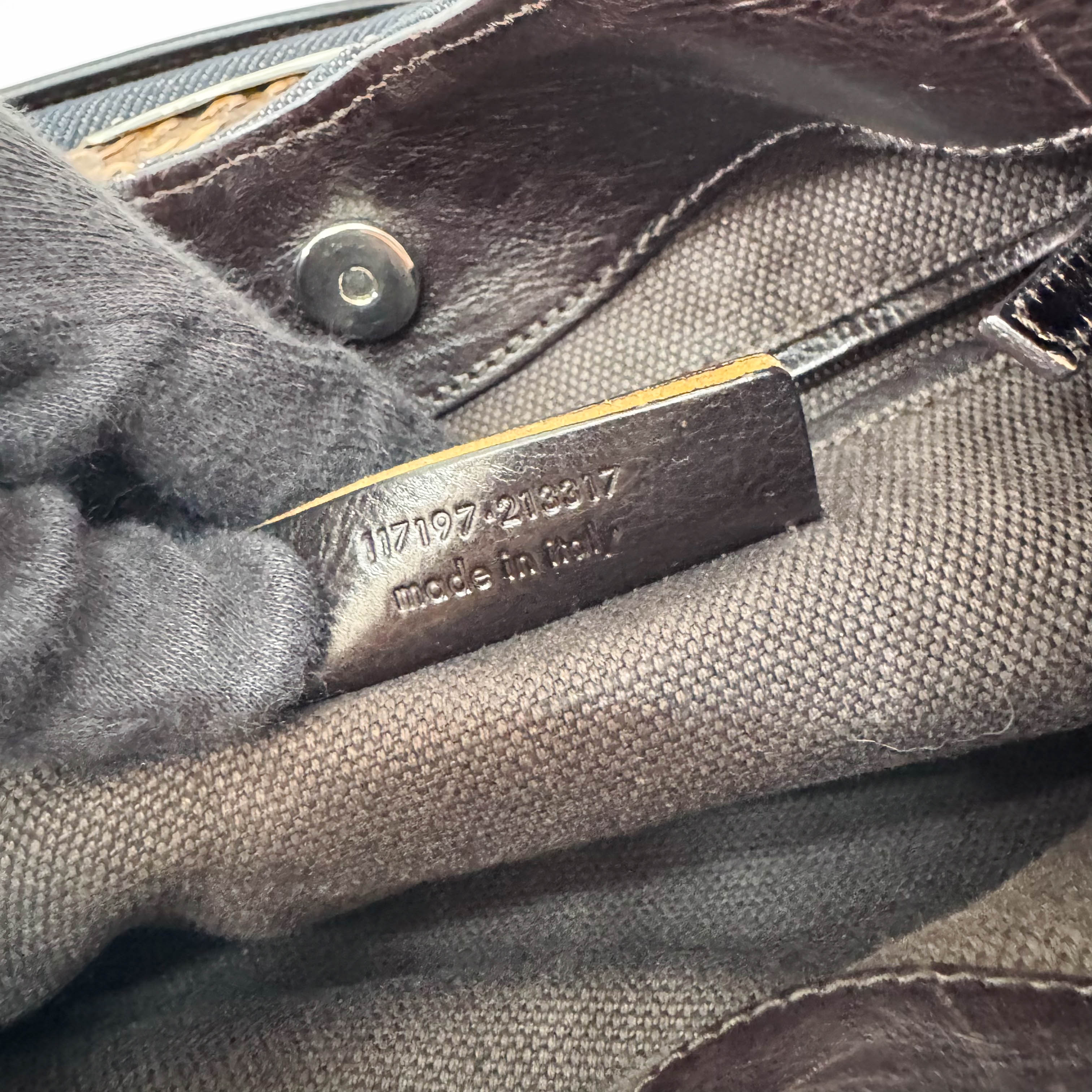 Mombasa Black Denim Shoulder Bag