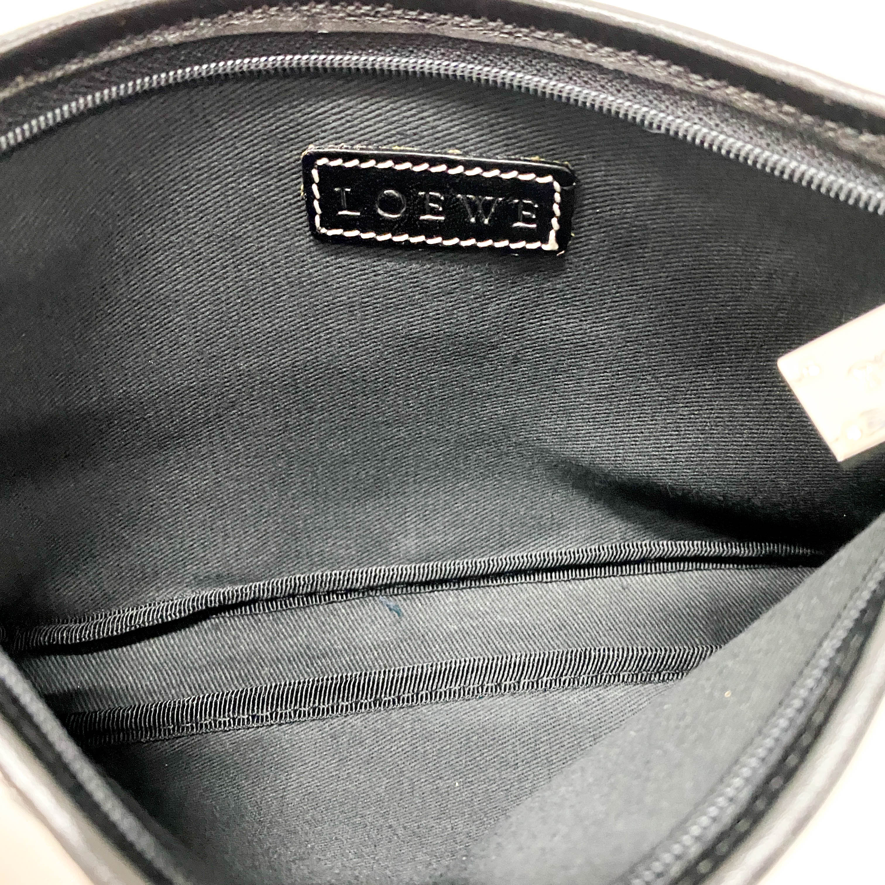 Anagram Navy Canvas Pouch