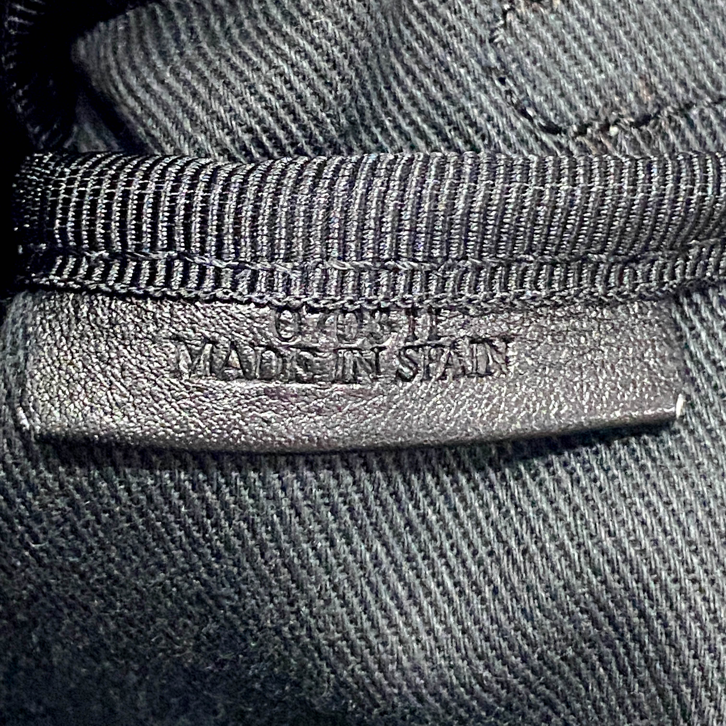 Anagram Navy Canvas Pouch