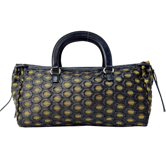 Green Silk Handbag