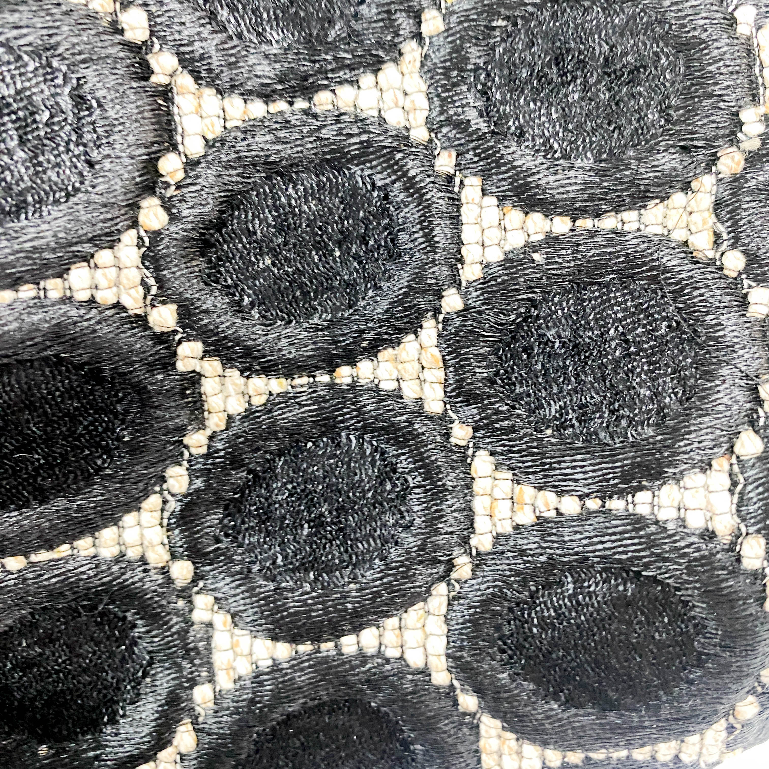 Silk Satin Dots Handle Bag