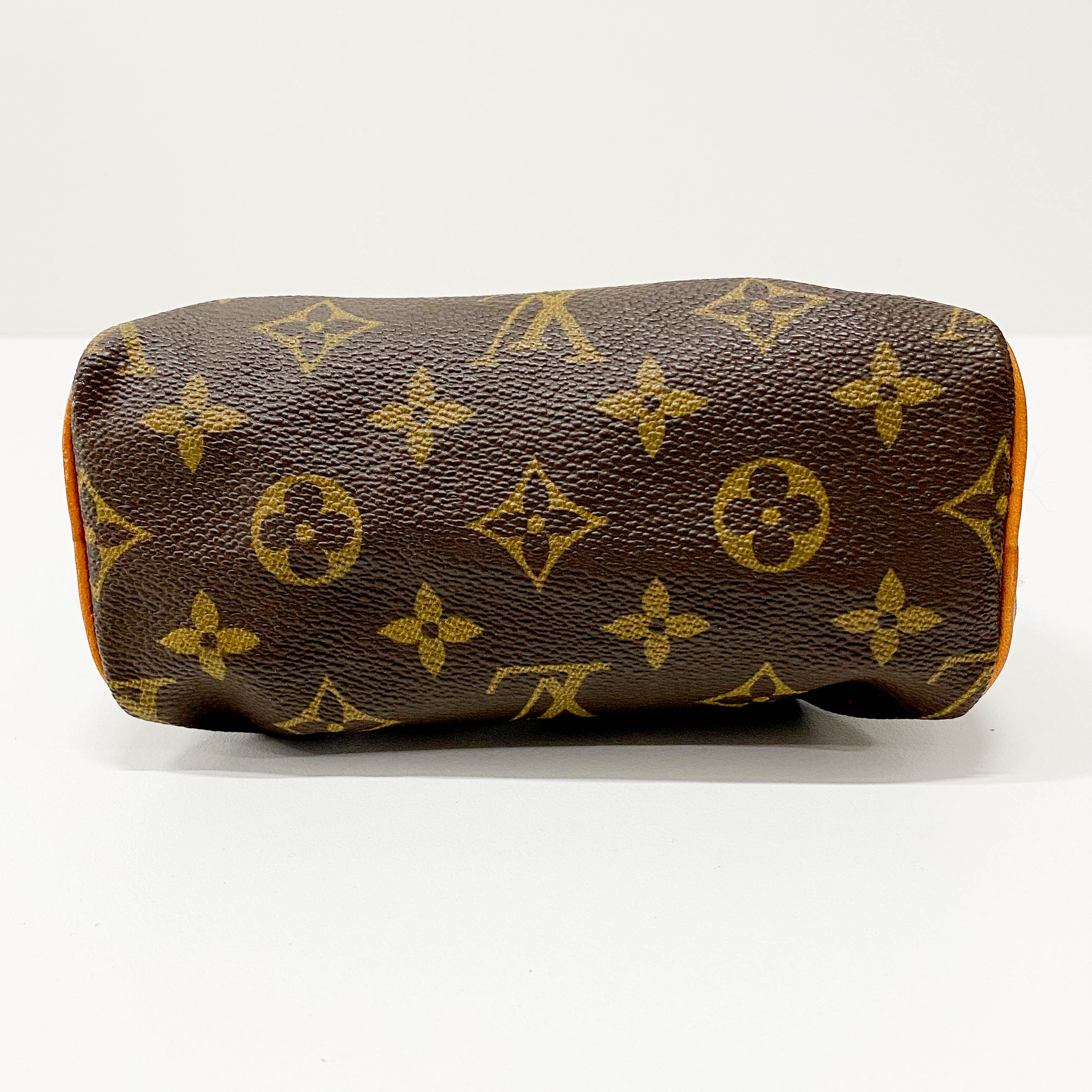 Monogram Speedy Mini Brown Coated Canvas Bag