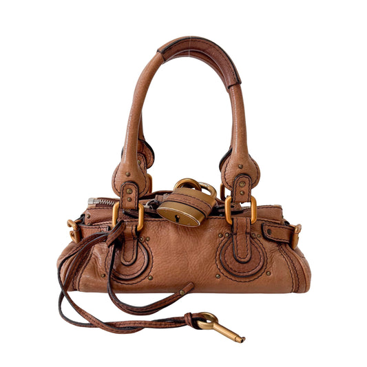 Mini Paddington Brown Leather Bag