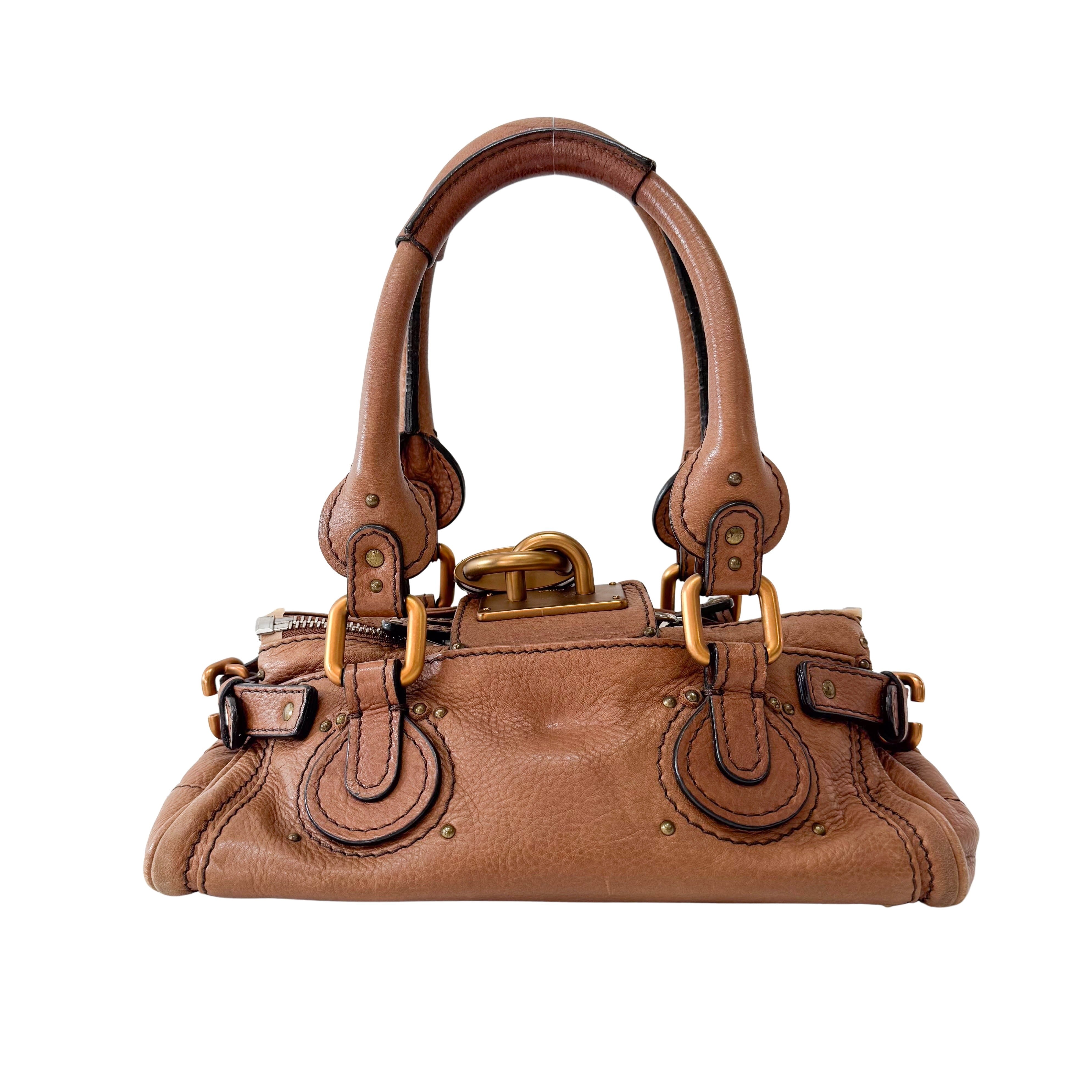 Mini Paddington Brown Leather Bag