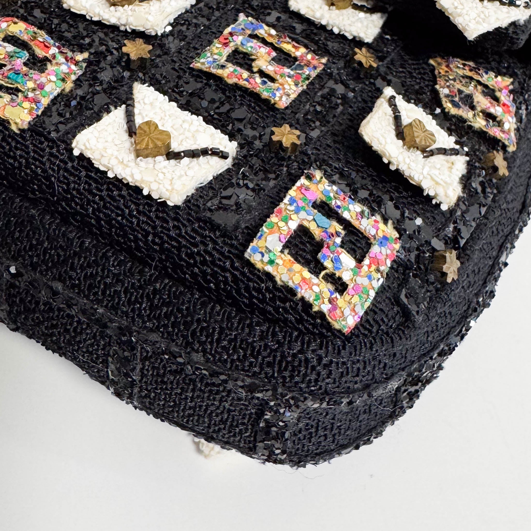 Rare Baguette Sequin Multicolor Shoulder Bag