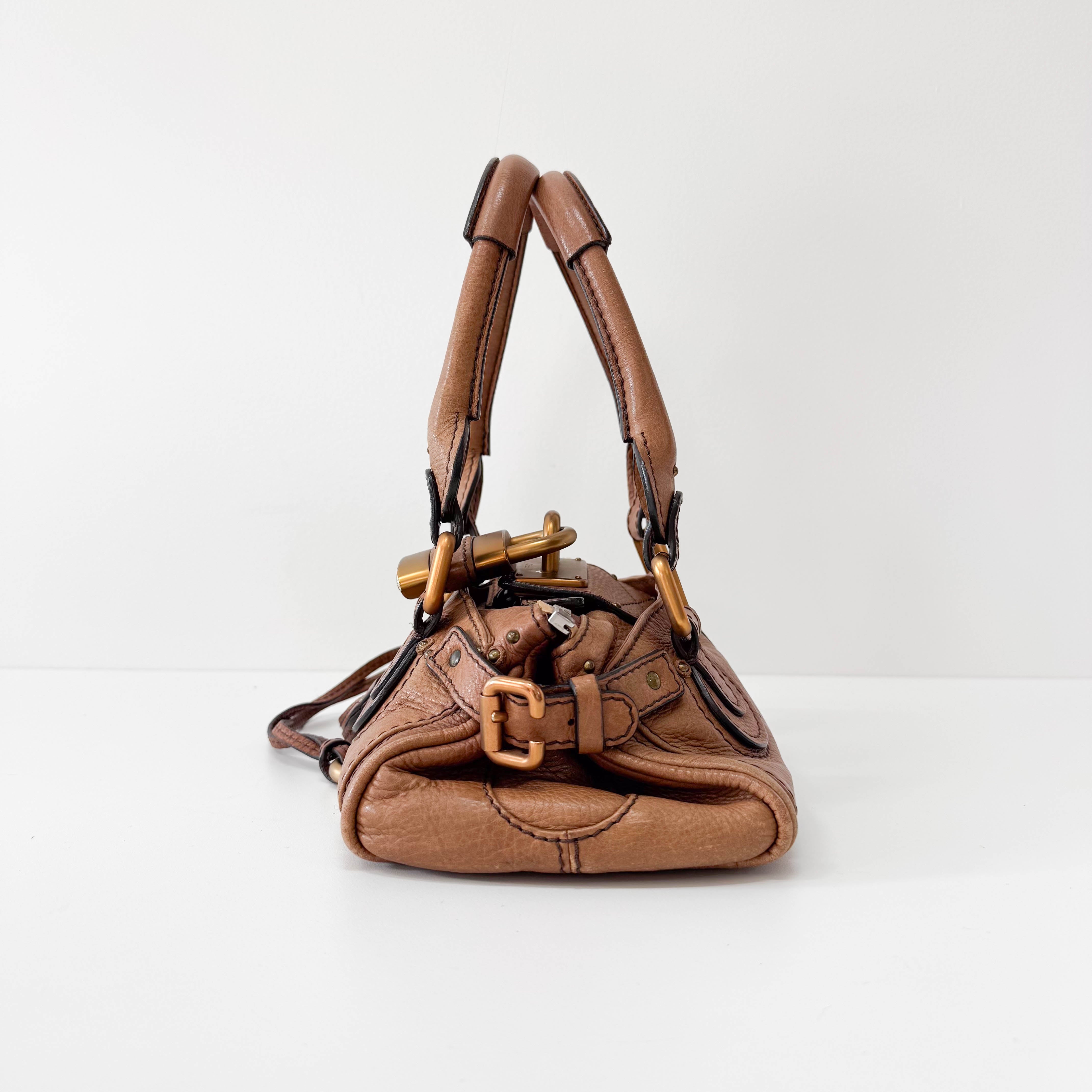 Mini Paddington Brown Leather Bag