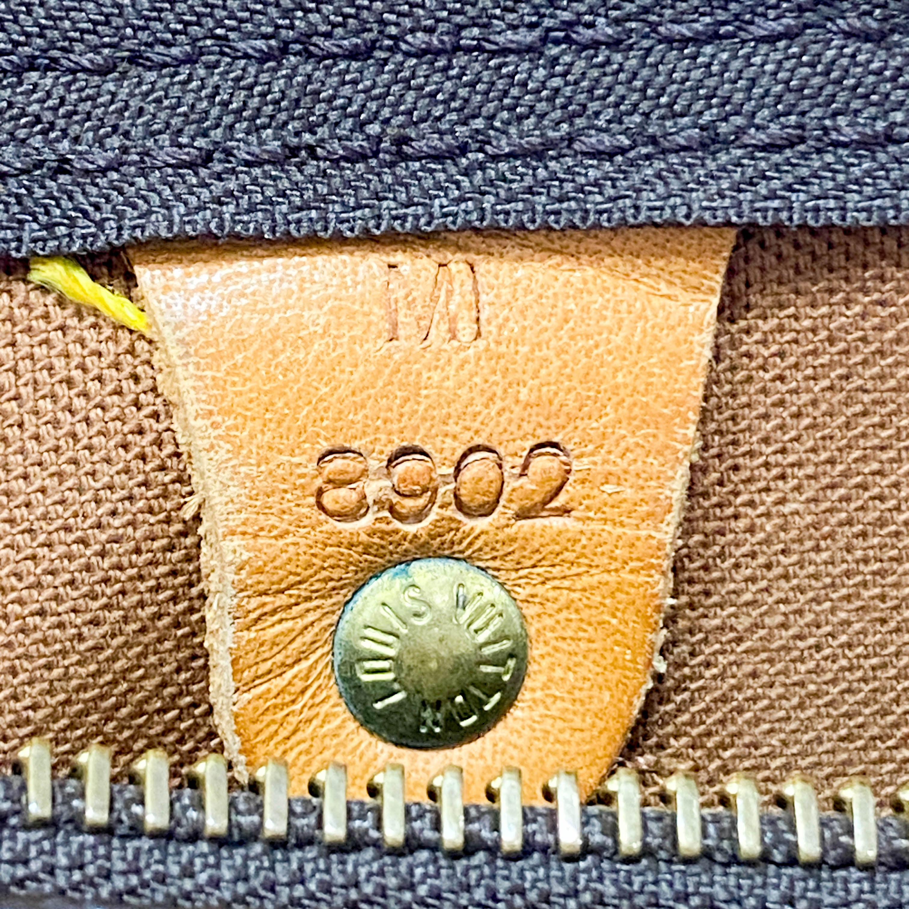 Speedy Monogram 25 Brown Coated Canvas Bag