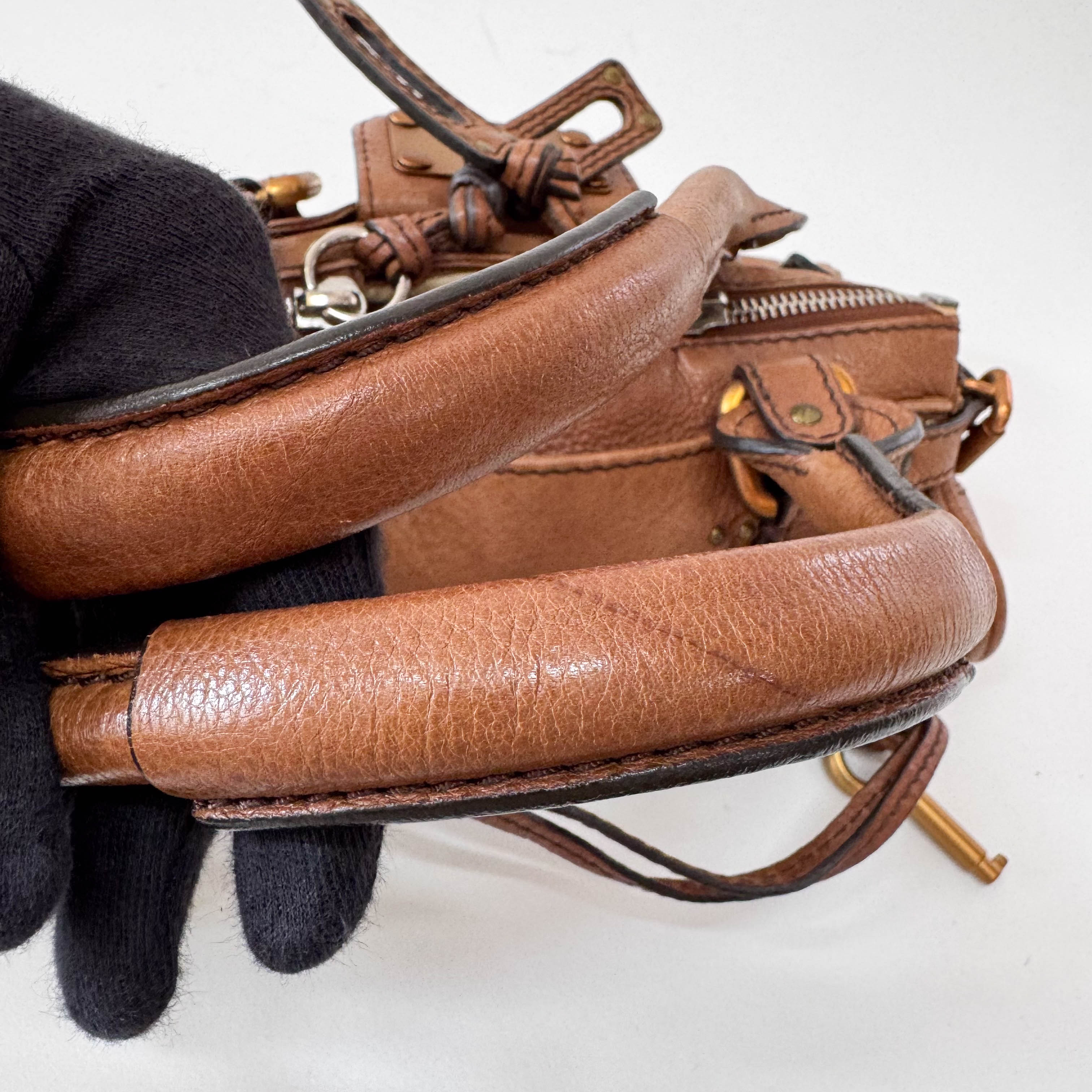 Mini Paddington Brown Leather Bag