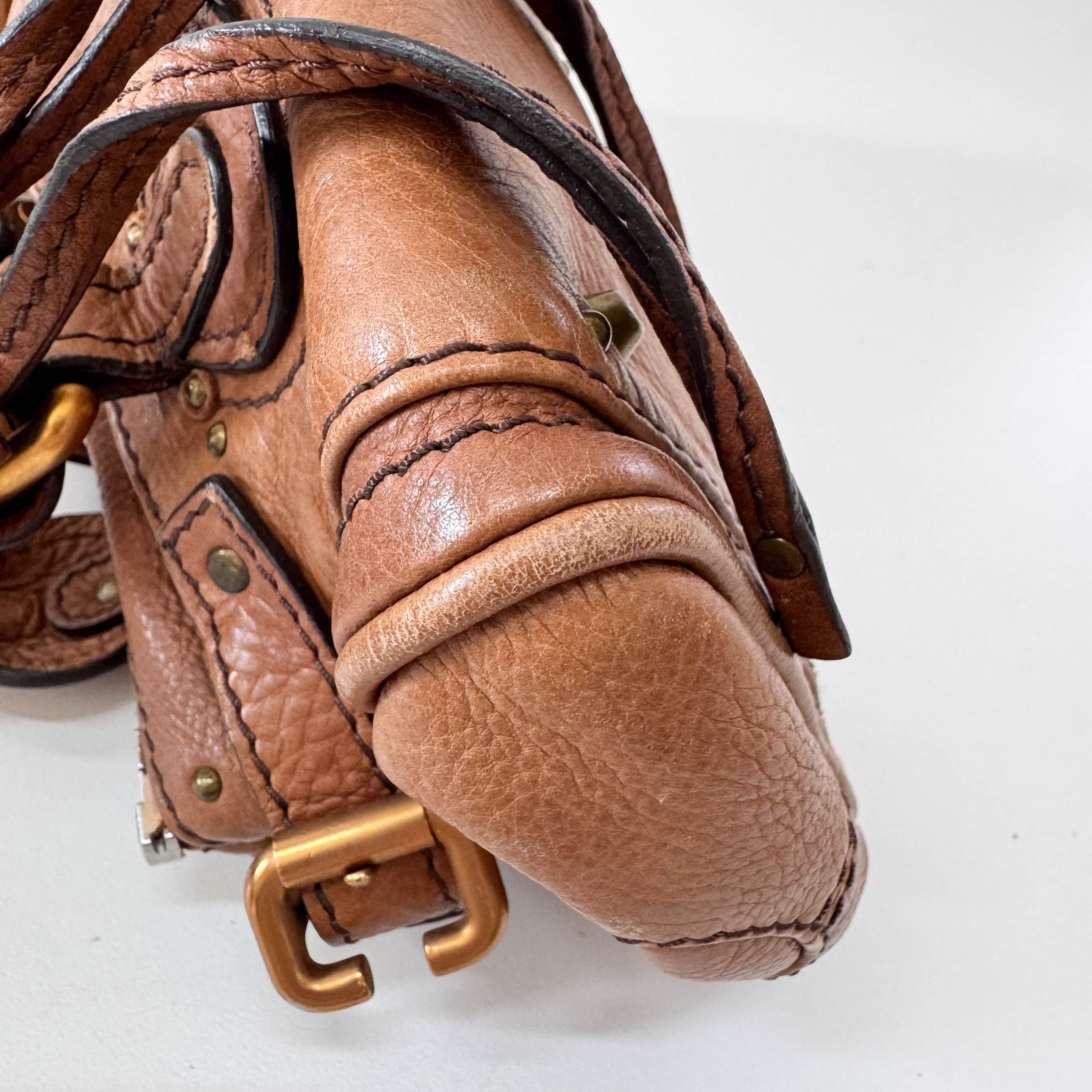 Mini Paddington Brown Leather Bag