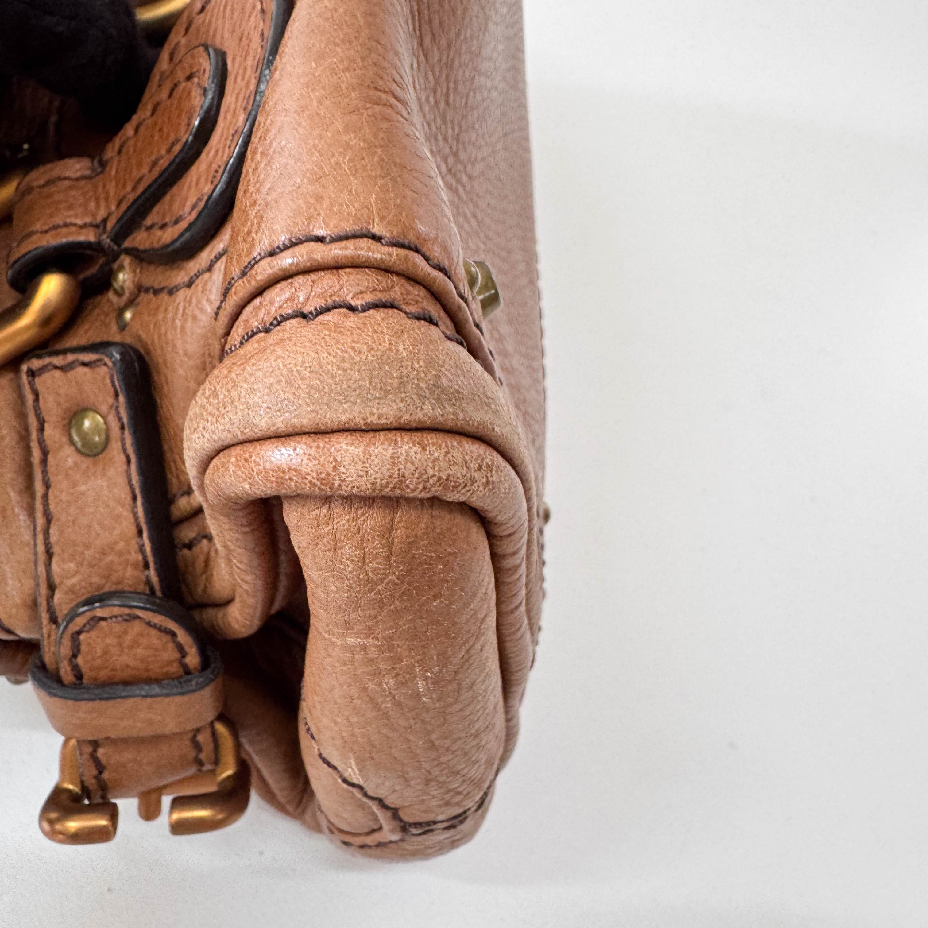 Mini Paddington Brown Leather Bag