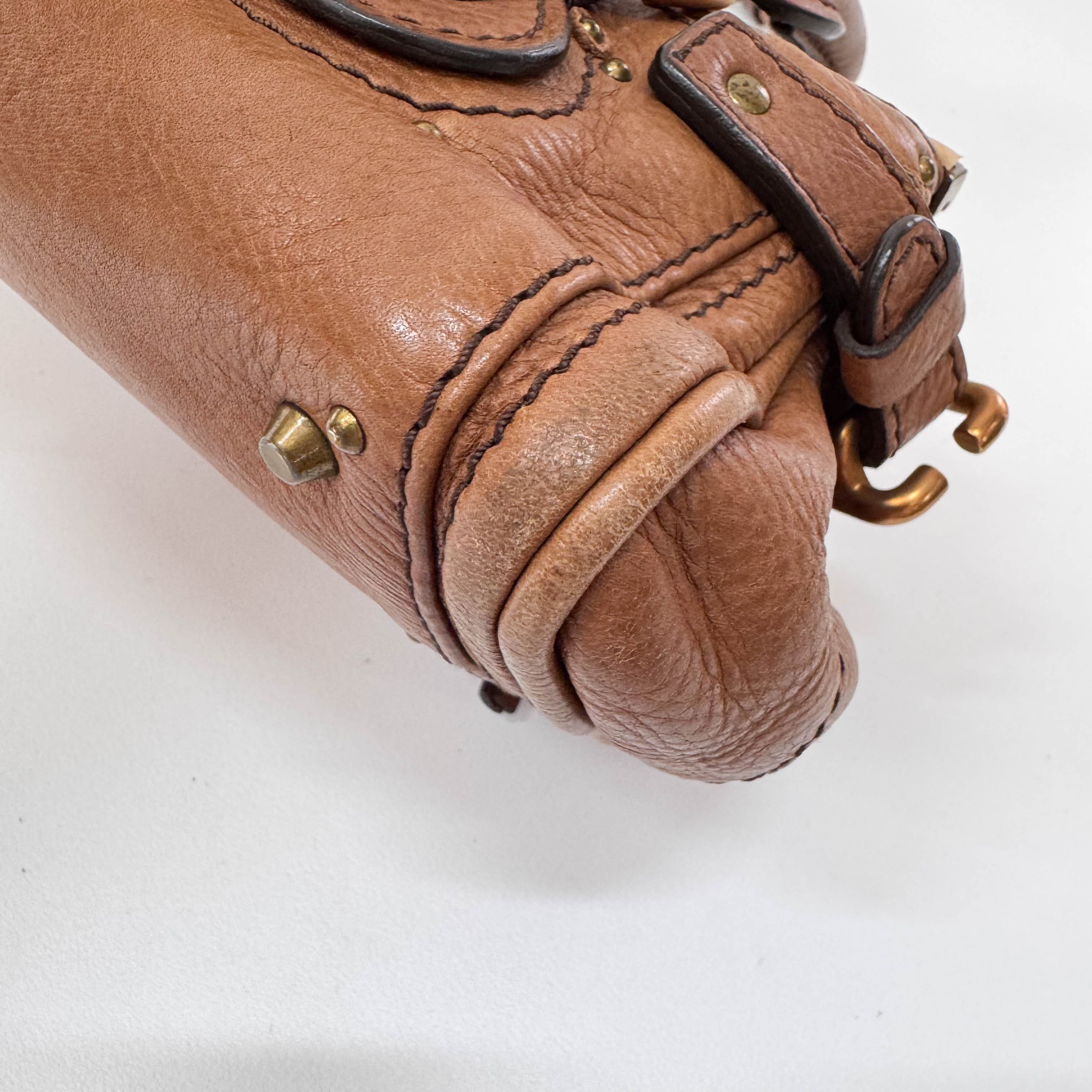 Mini Paddington Brown Leather Bag