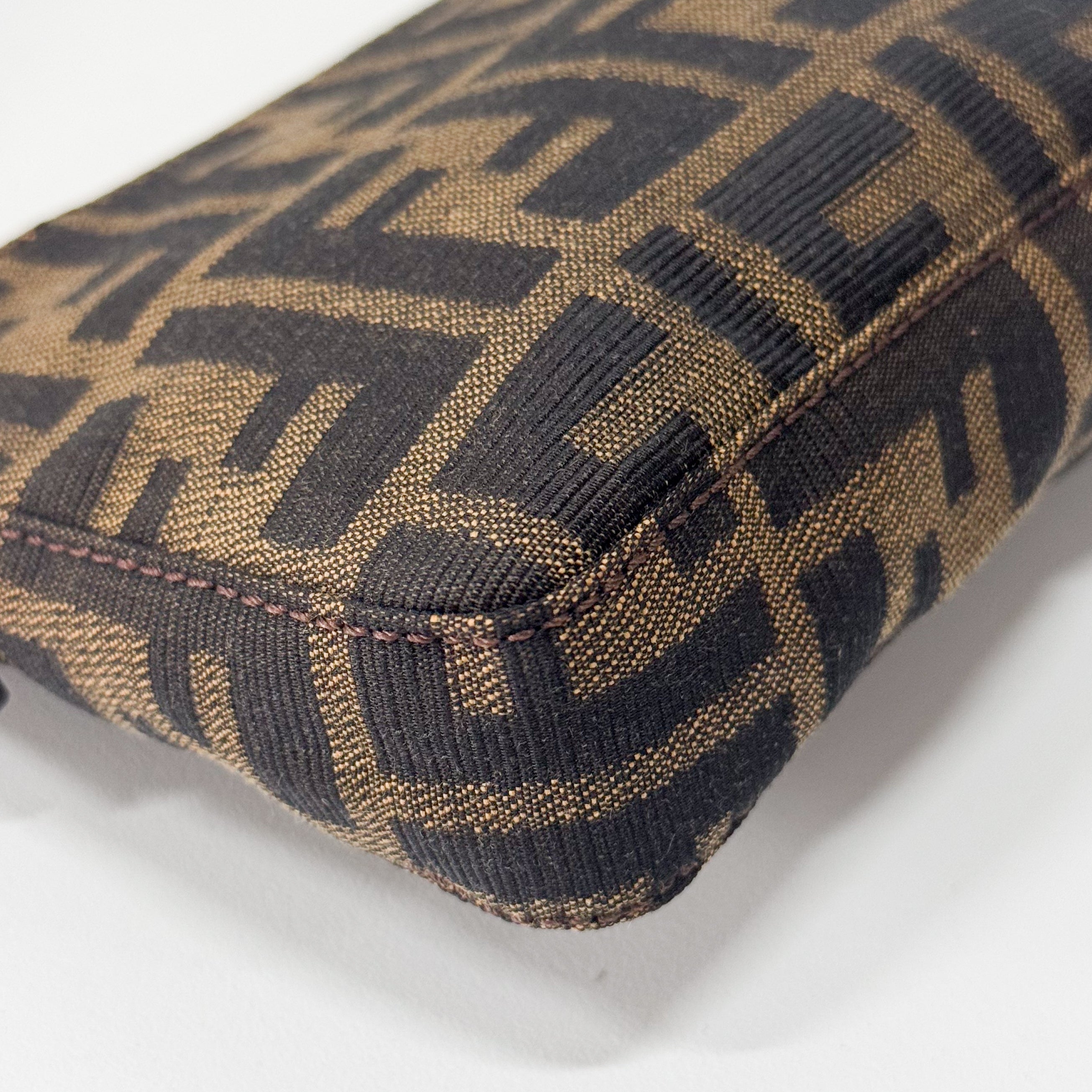 Zucca Small Brown Canvas Shoulder Bag