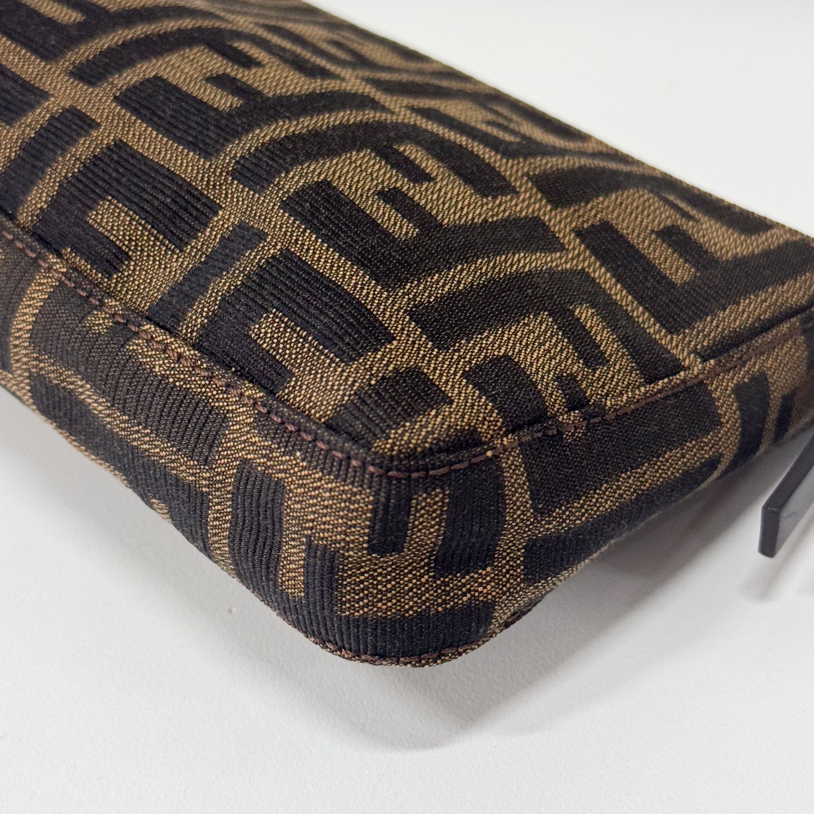 Zucca Small Brown Canvas Shoulder Bag