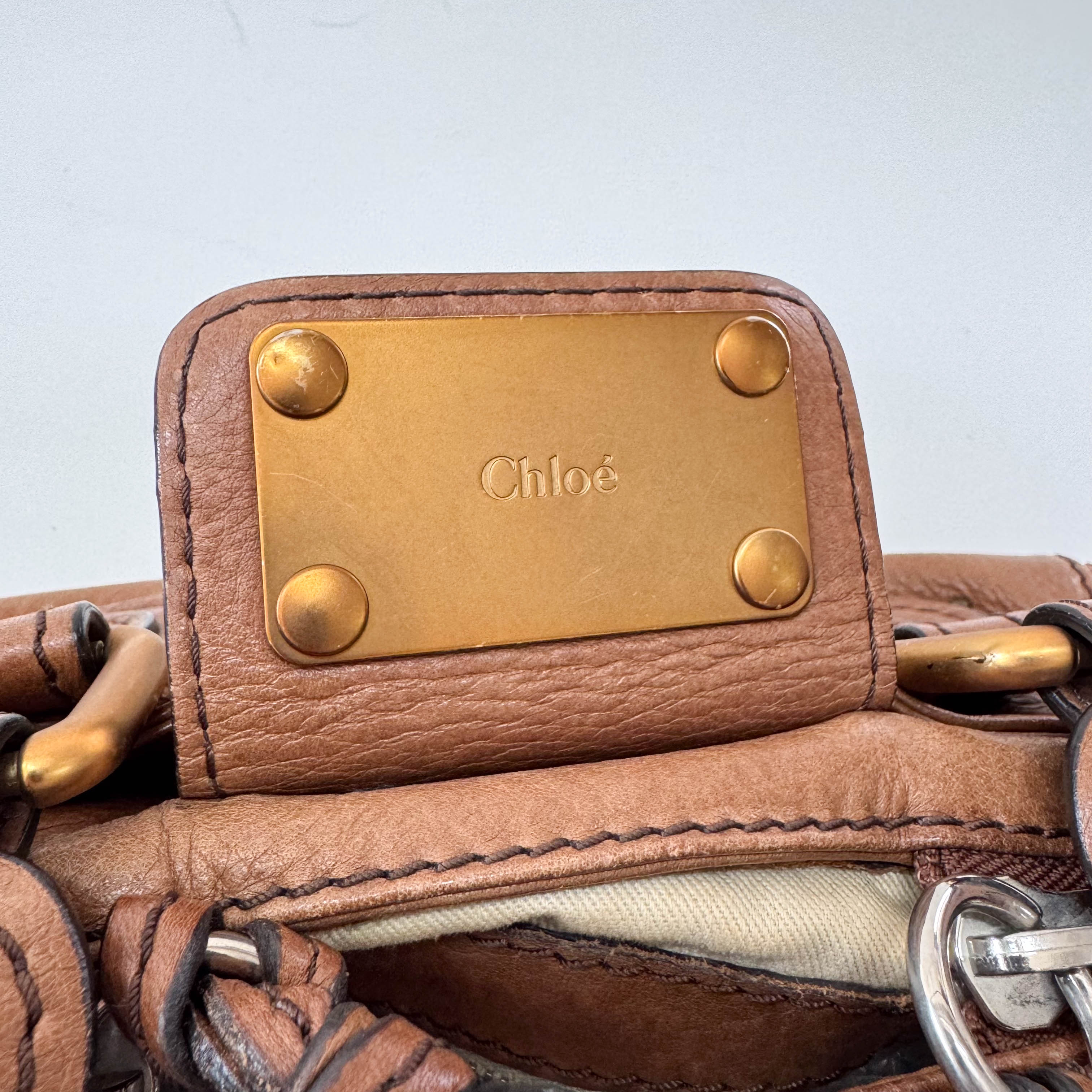 Mini Paddington Brown Leather Bag