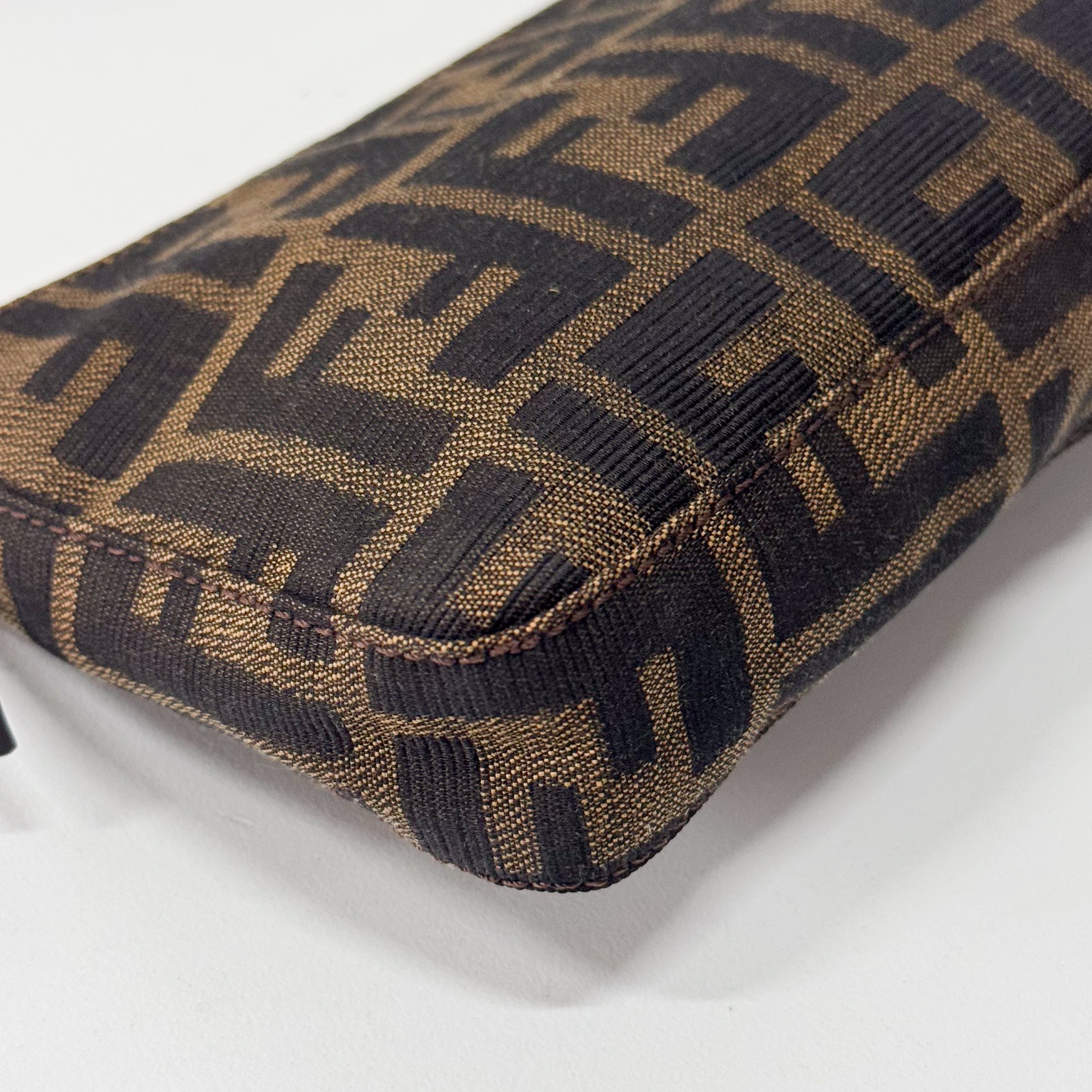 Zucca Small Brown Canvas Shoulder Bag