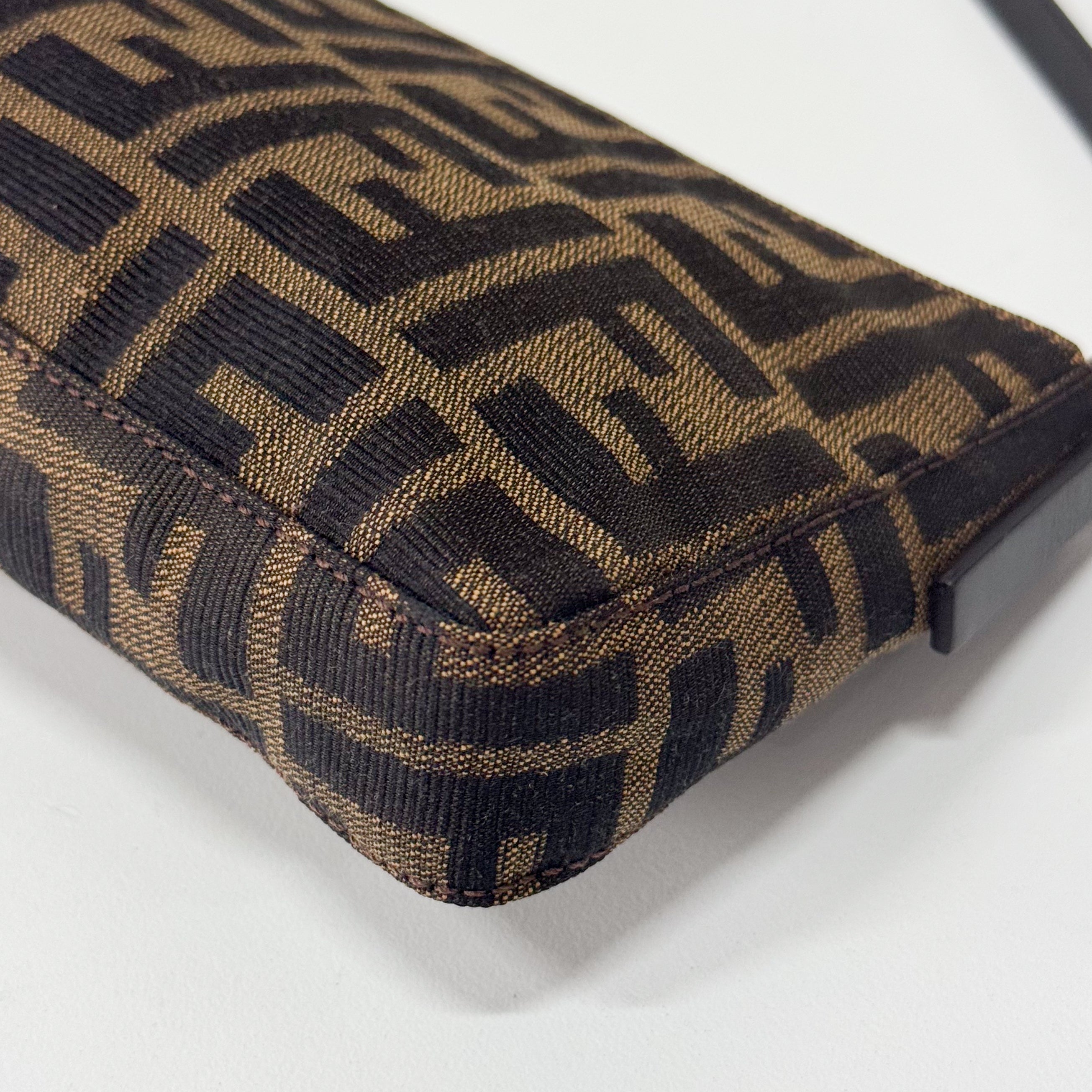 Zucca Small Brown Canvas Shoulder Bag