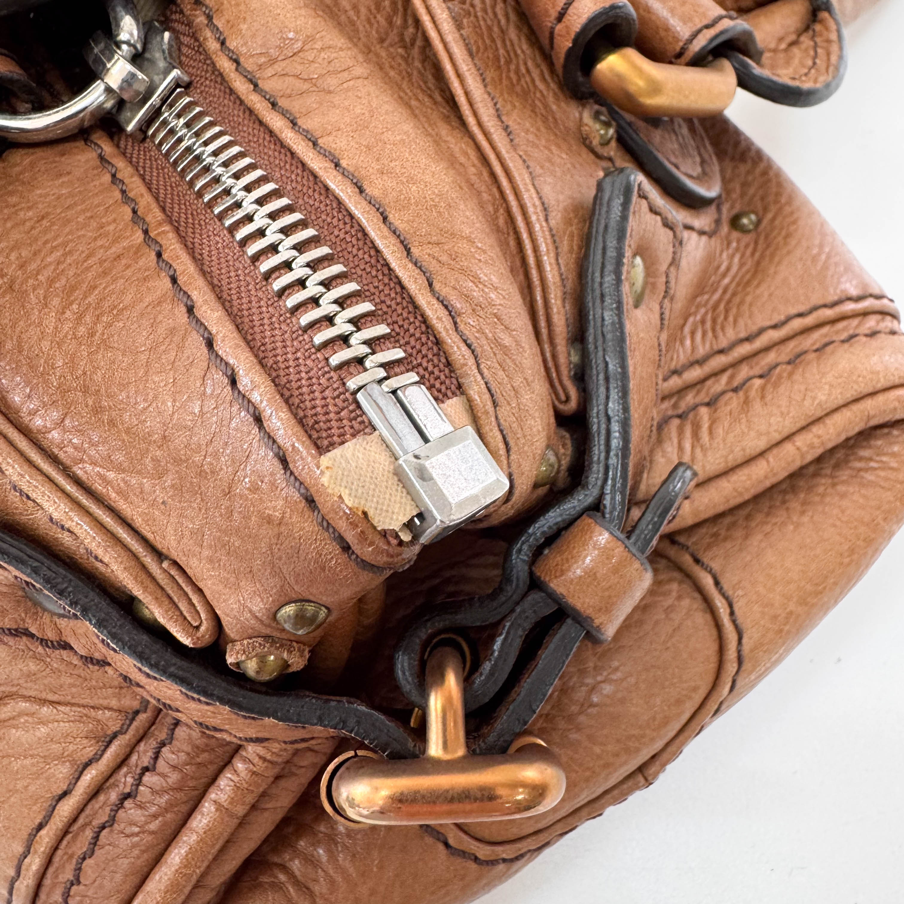 Mini Paddington Brown Leather Bag