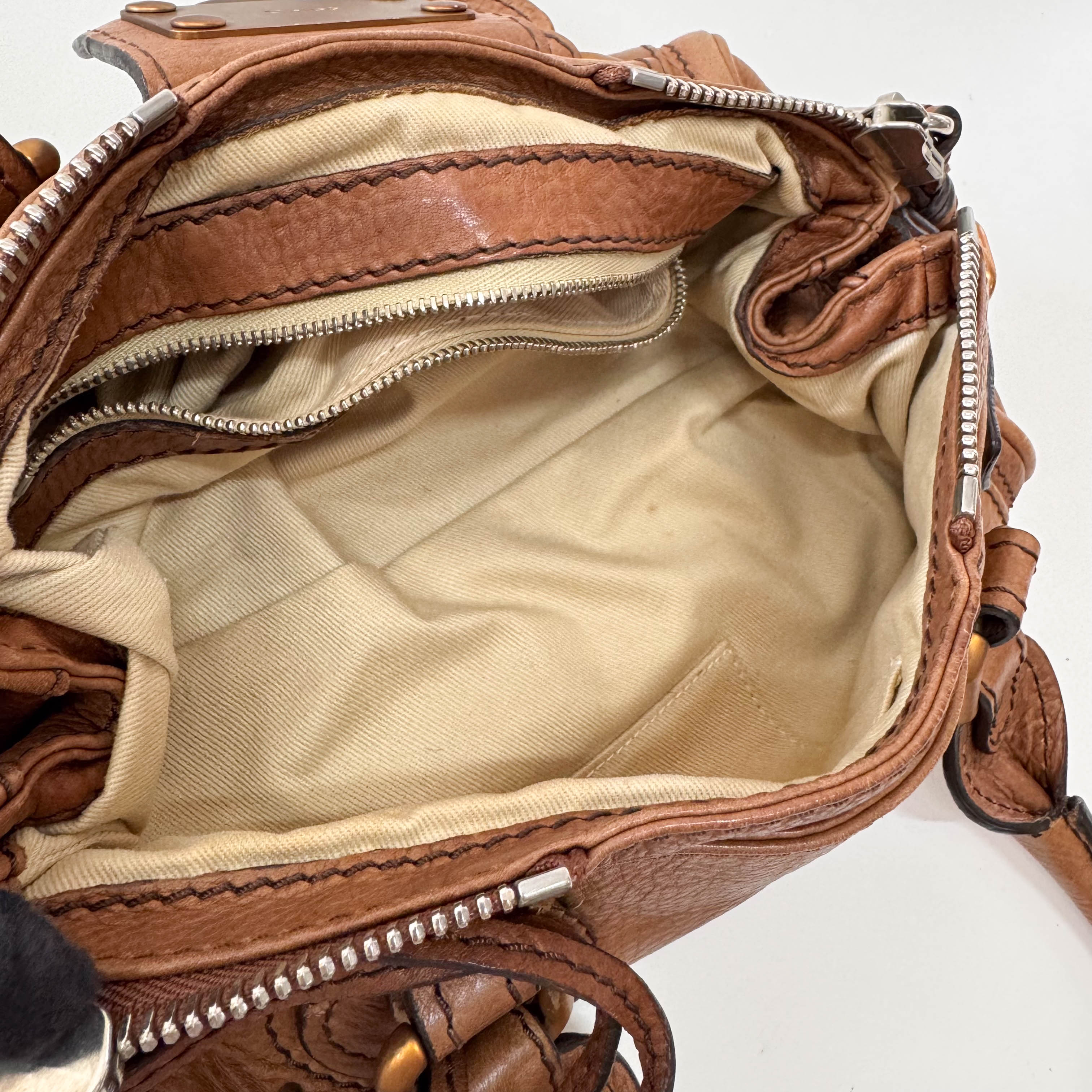 Mini Paddington Brown Leather Bag